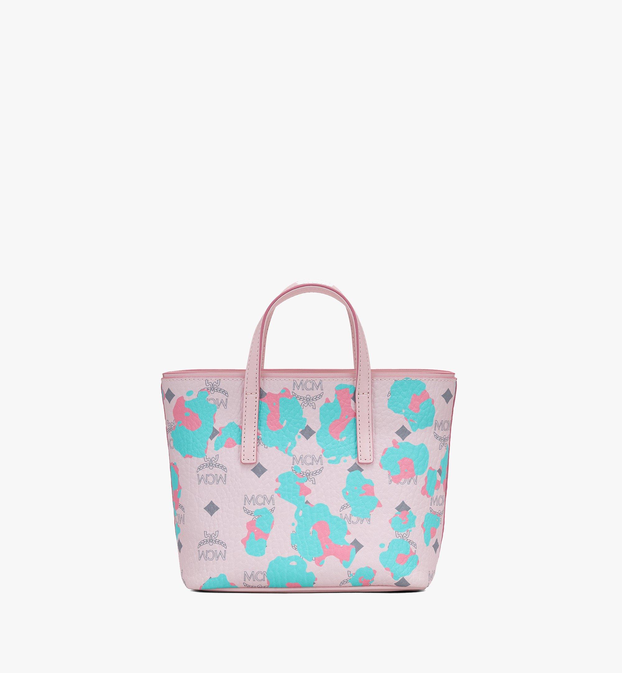 Mini Anya Shopper in Floral Leopard Leoforal Powder Pink | MCM® US