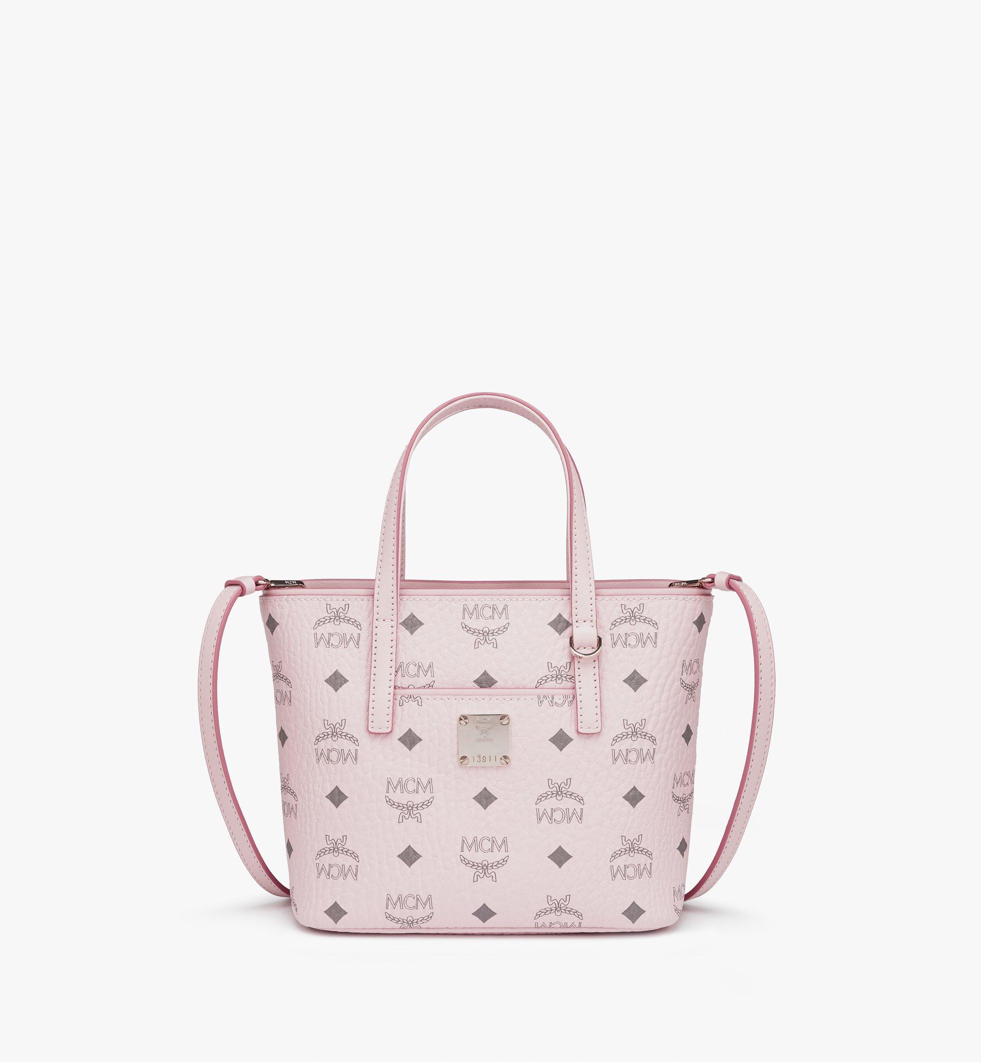 mcm pink anya tote