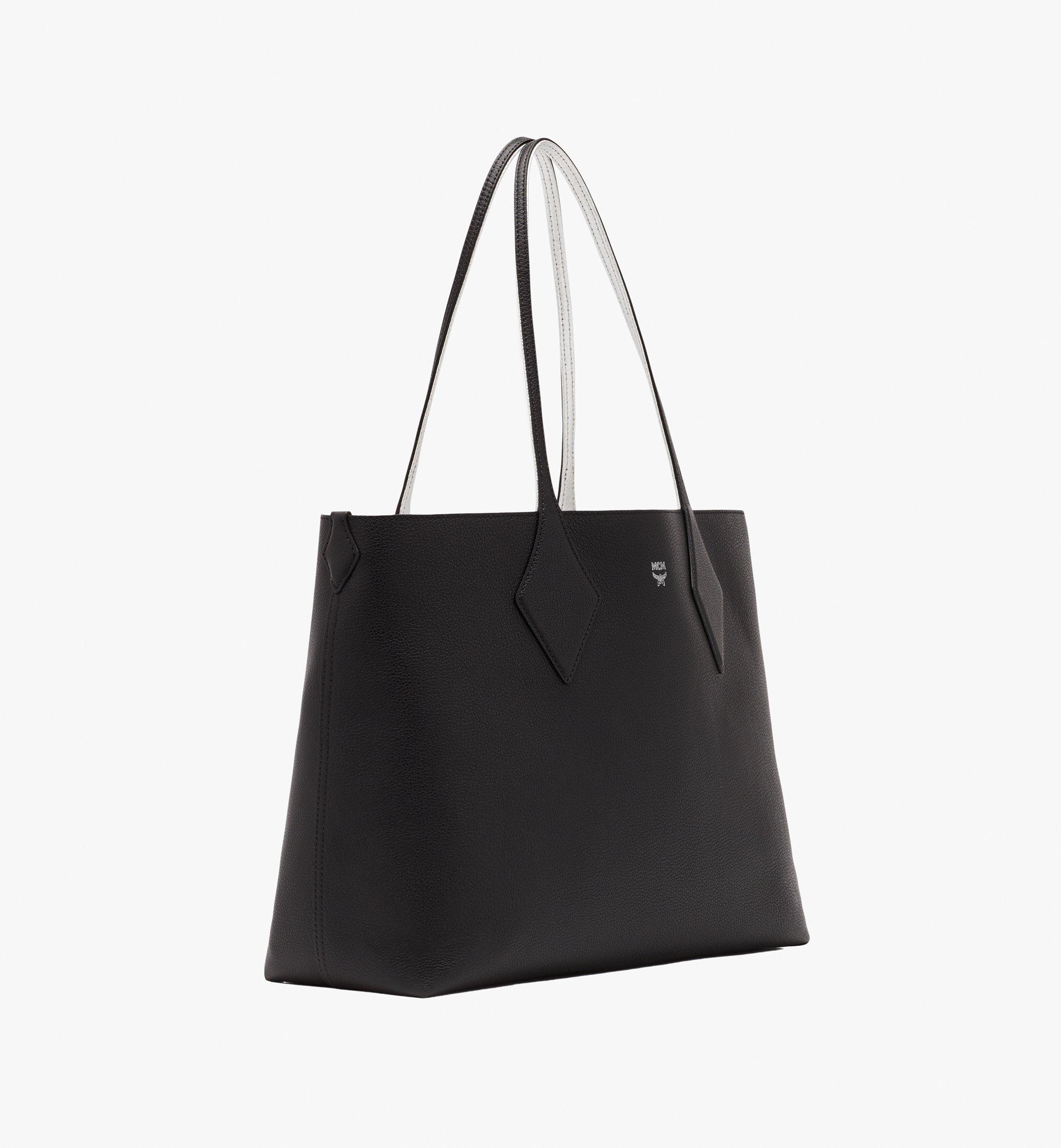 MCM Reversible Shopper in Tani Leather Black MWPASXS01BK001 Alternate View 3