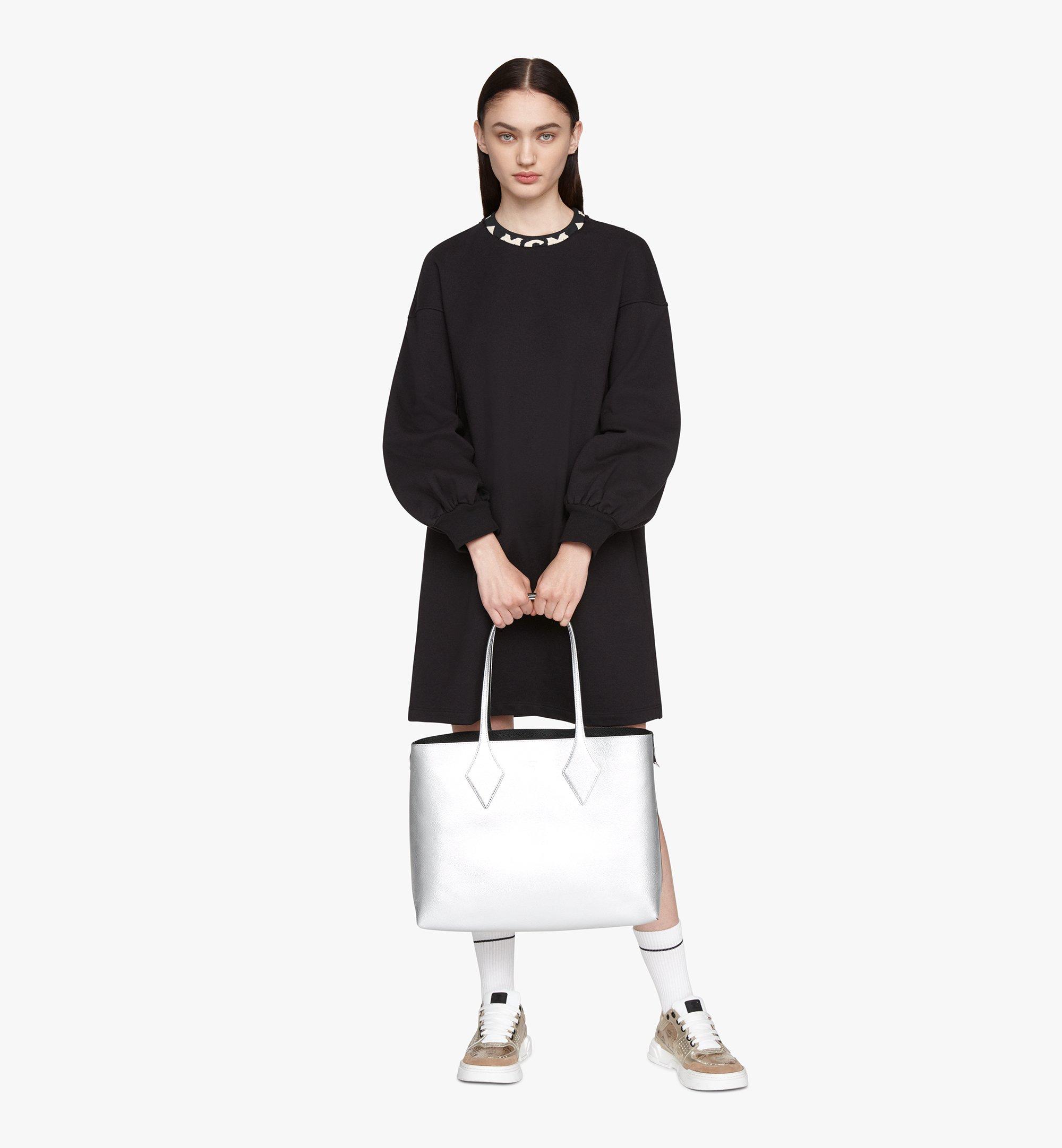 MCM Reversible Shopper in Tani Leather Black MWPASXS01BK001 Alternate View 8