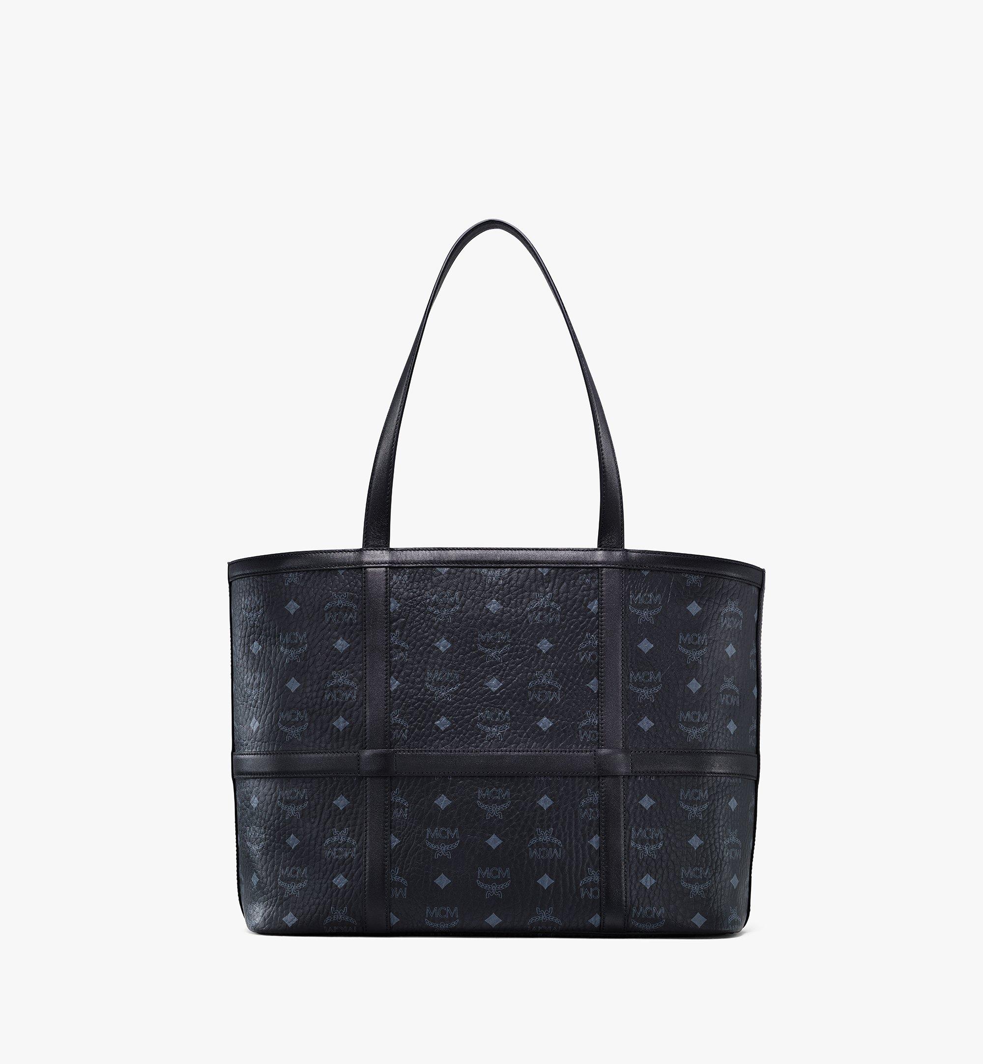 Medium Aren Shopper in Visetos Black