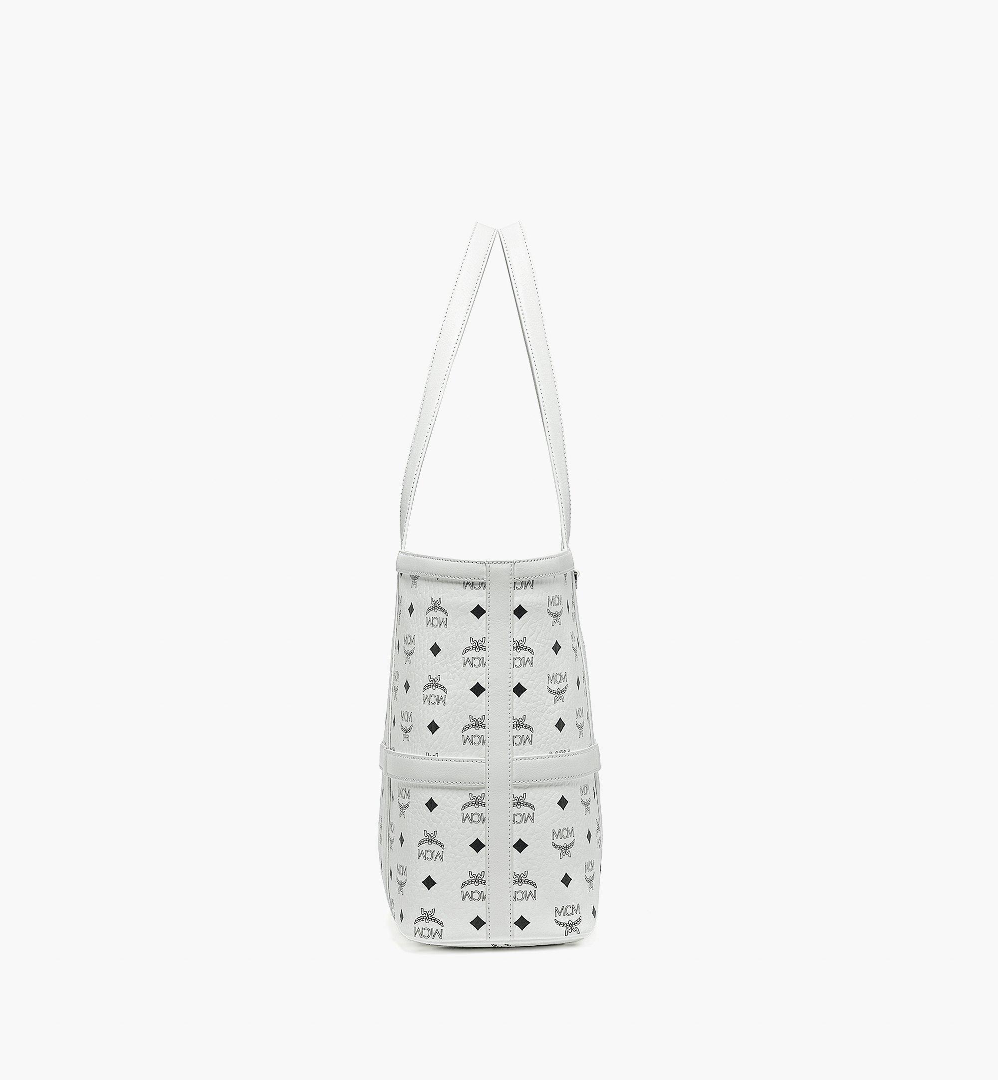 Medium Aren Shopper in Visetos White | MCM ®MY