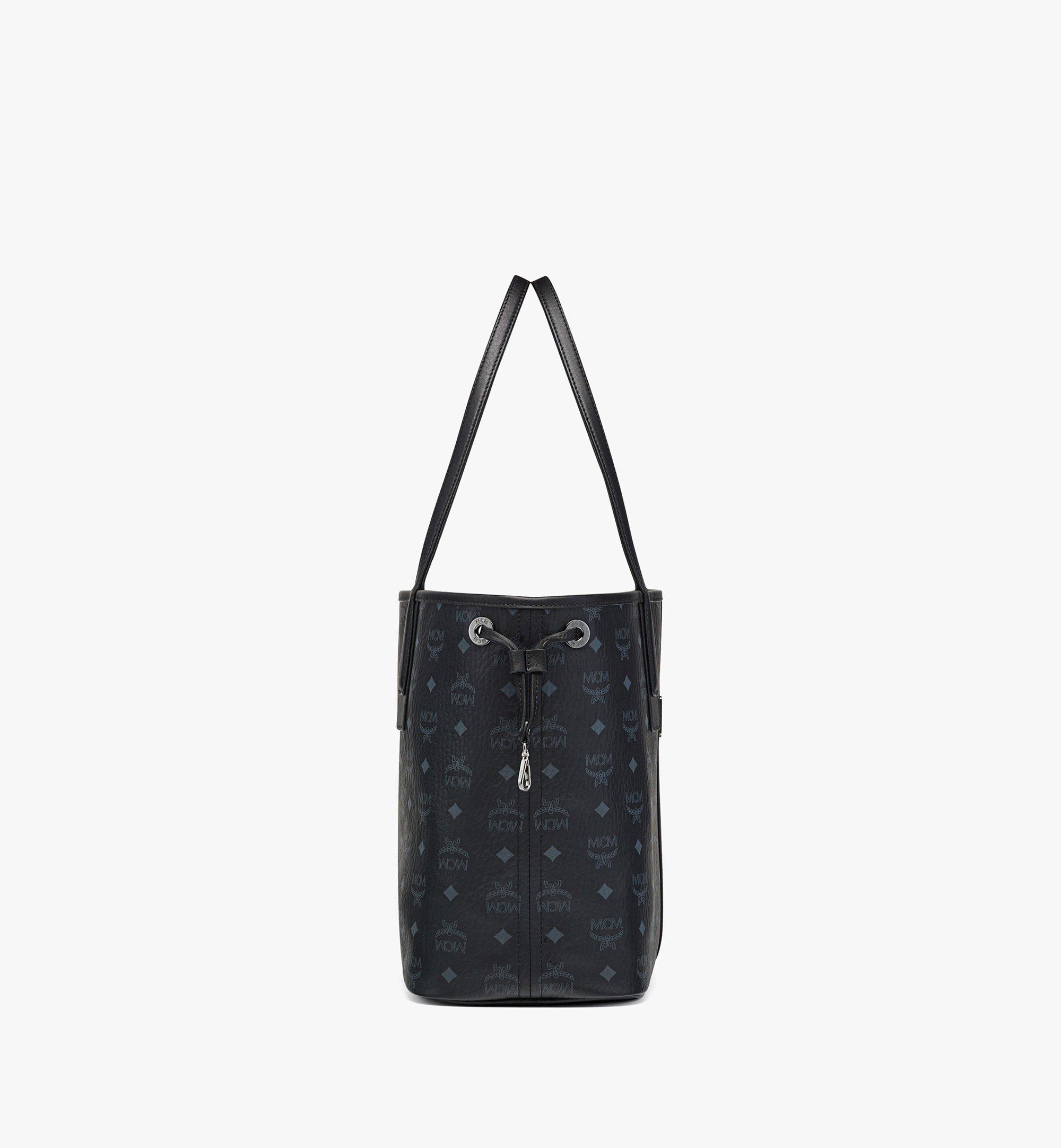 MCM Essential Visetos Crossbody Bag in Black