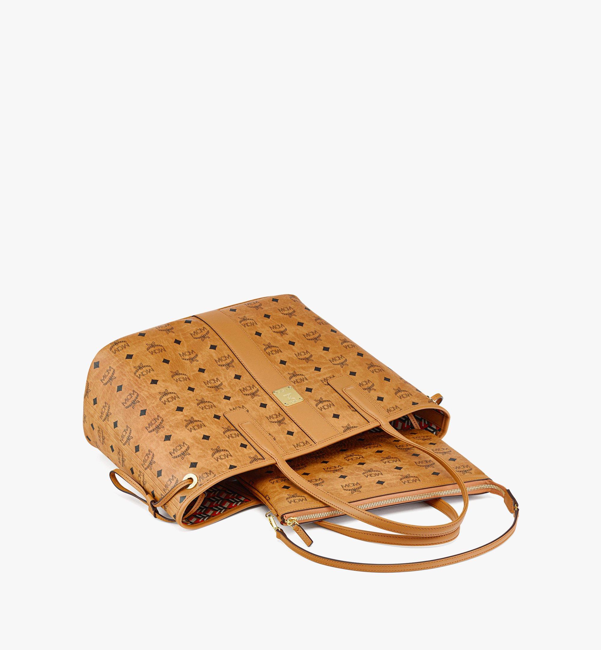 Medium Reversible Liz Shopper in Visetos Cognac | MCM ®US