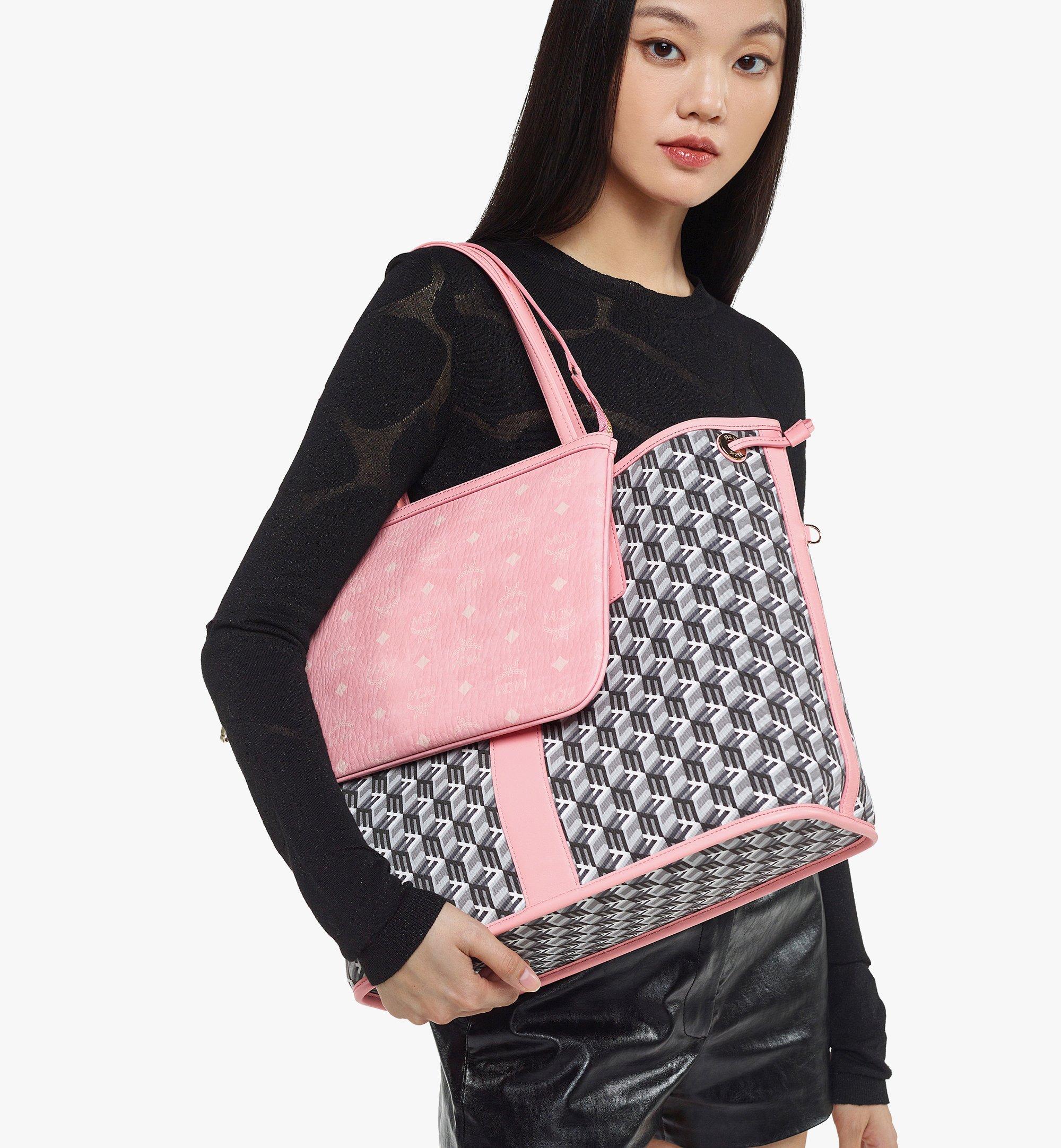 Mcm Visetos Pink Tote