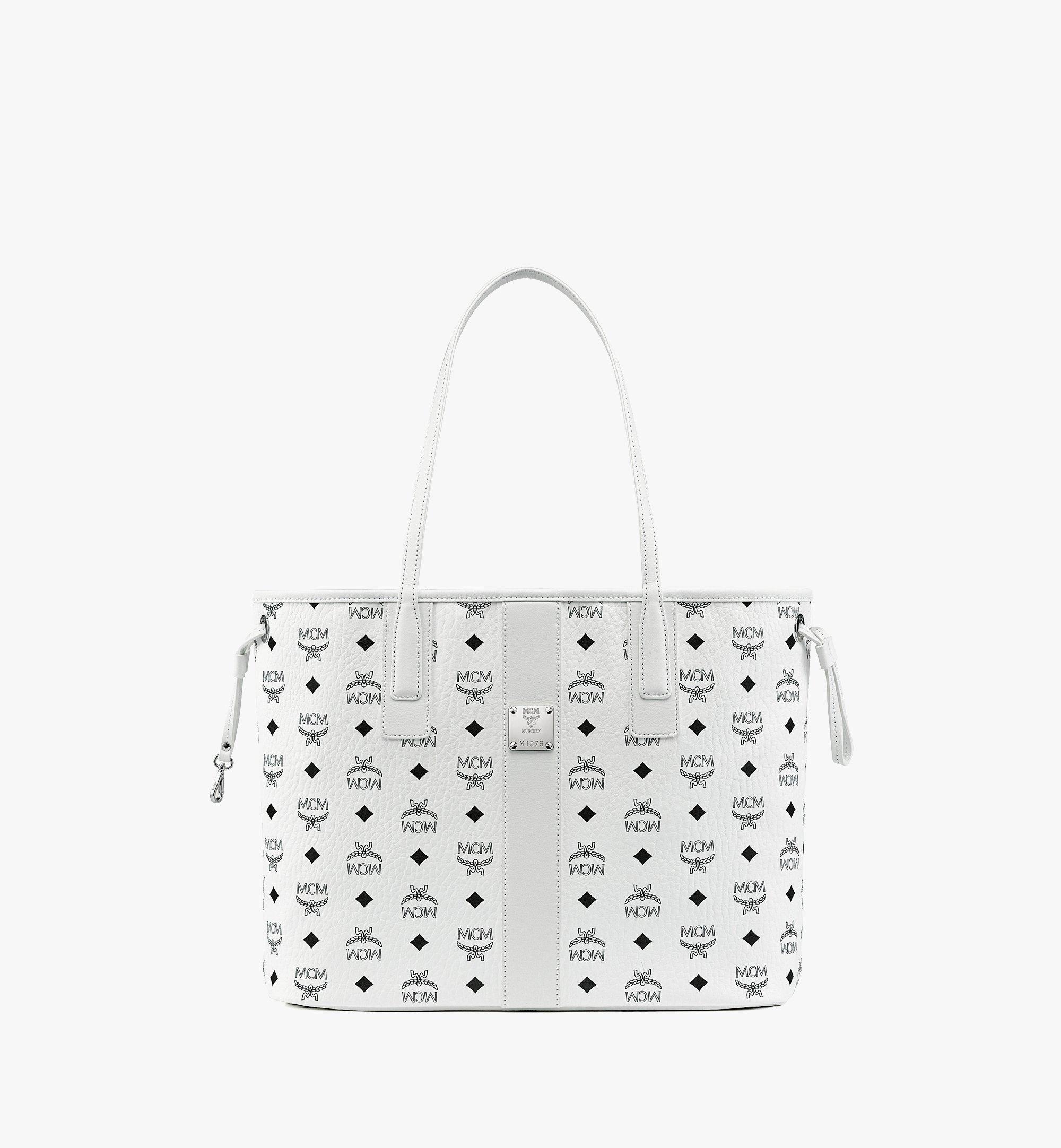 Mcm Handbags 'color Visetos' Crossbody Bag In White