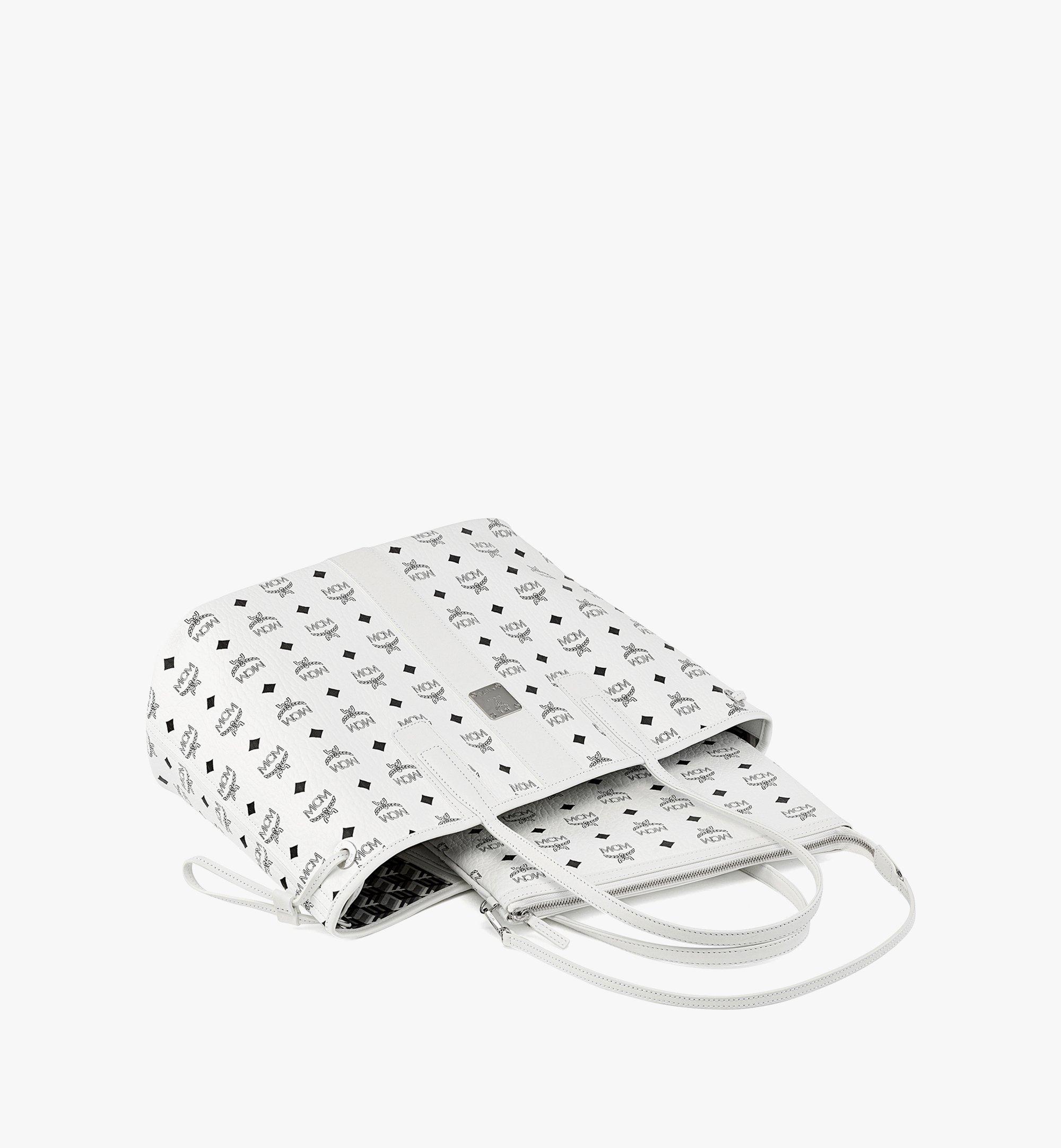 MCM Reversible Liz Shopper in Visetos White MWPCSVI01WT001 Alternate View 2