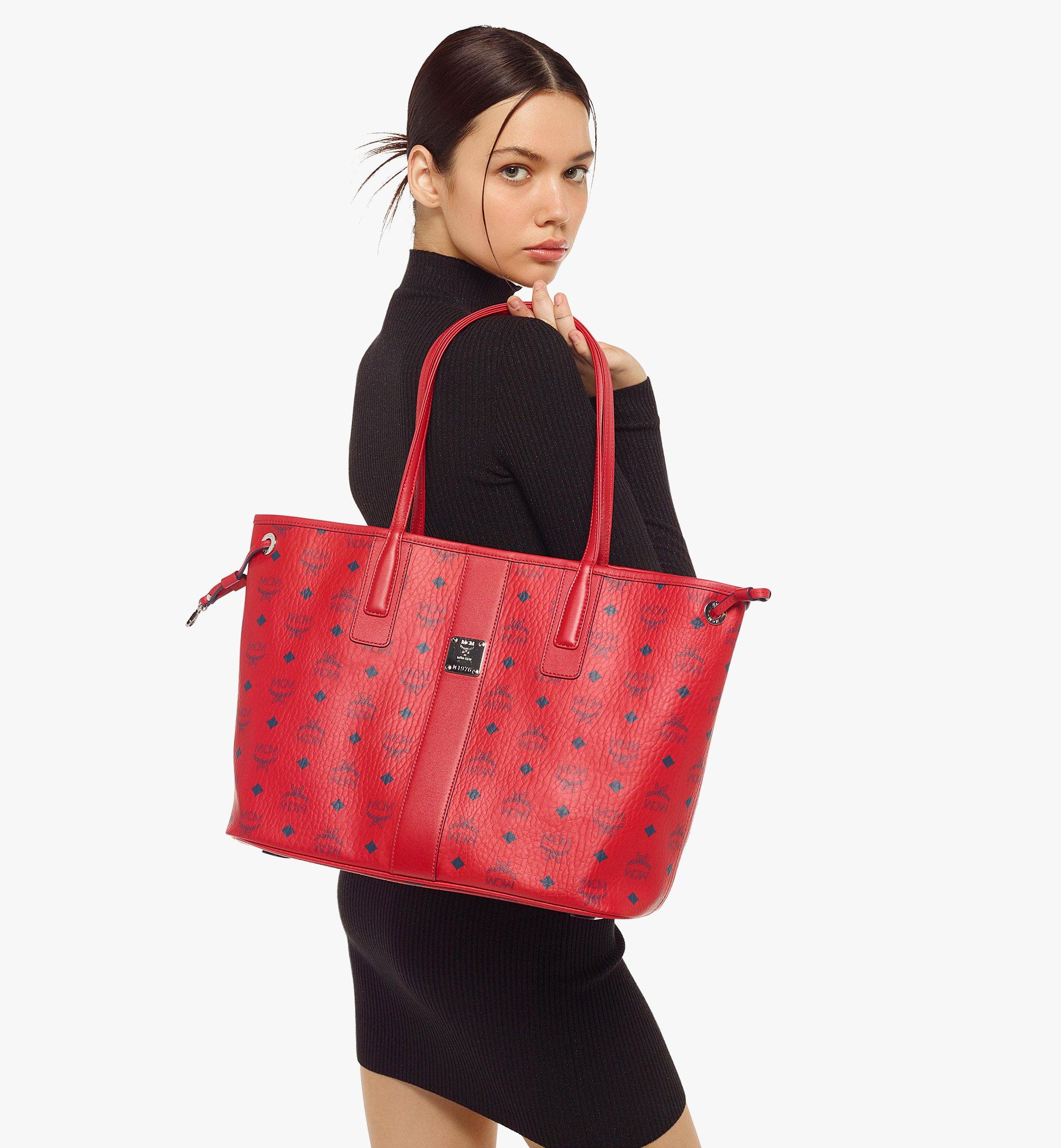 MCM Tote in Red