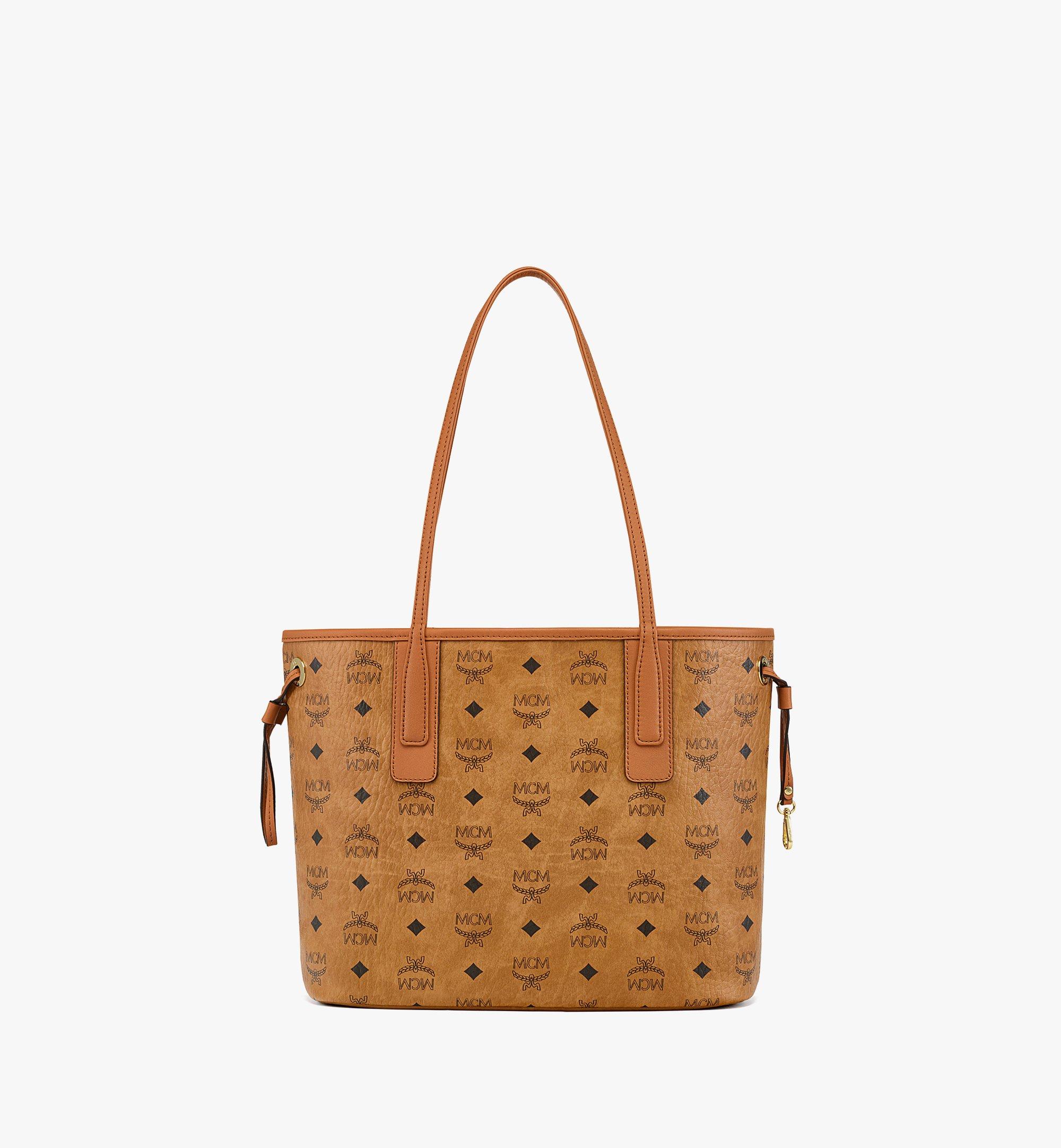 Small Reversible Liz Shopper in Visetos Cognac | MCM ®US