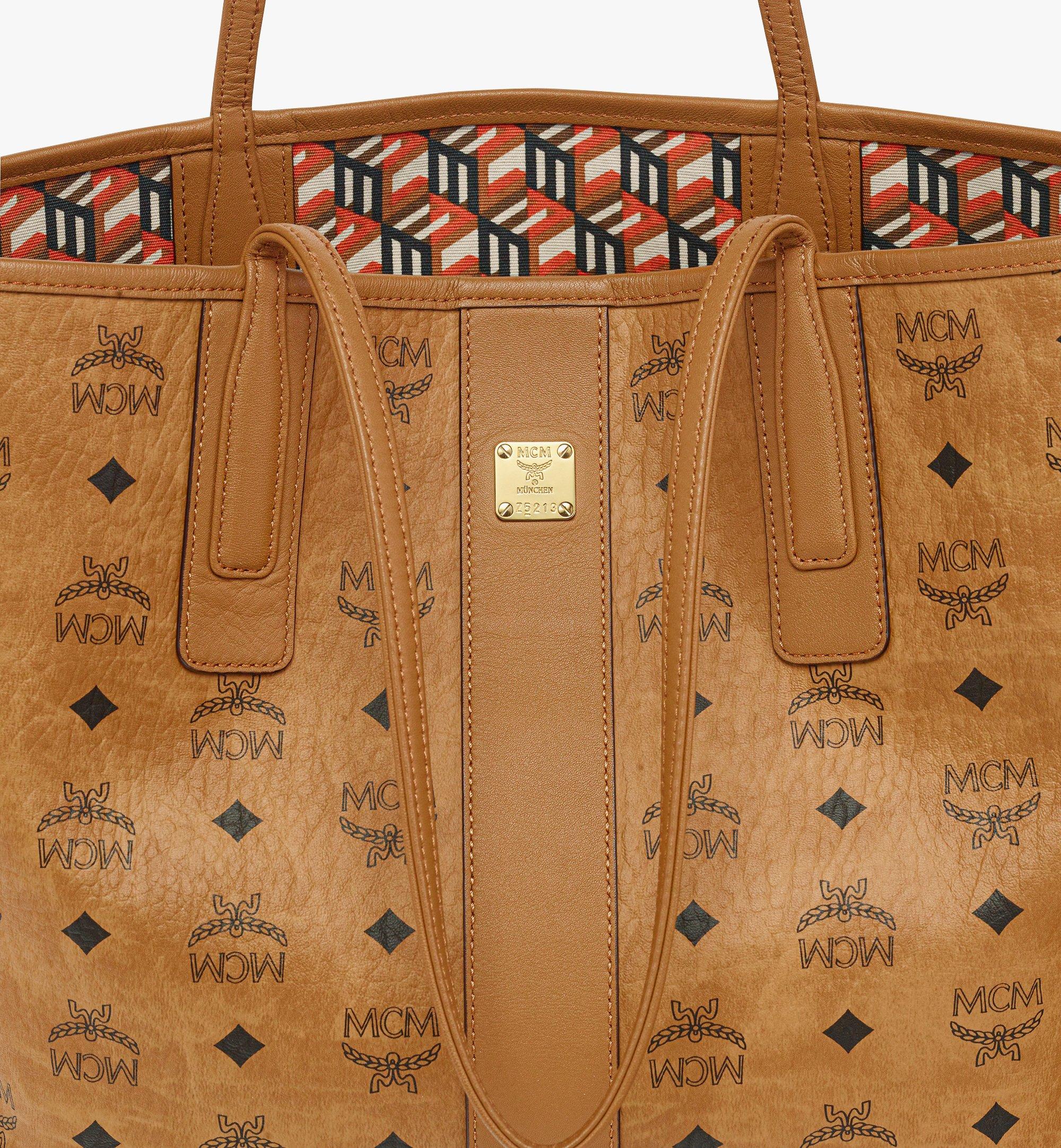 Small Liz リバーシブル ショッパーバッグ - ヴィセトス コニャック