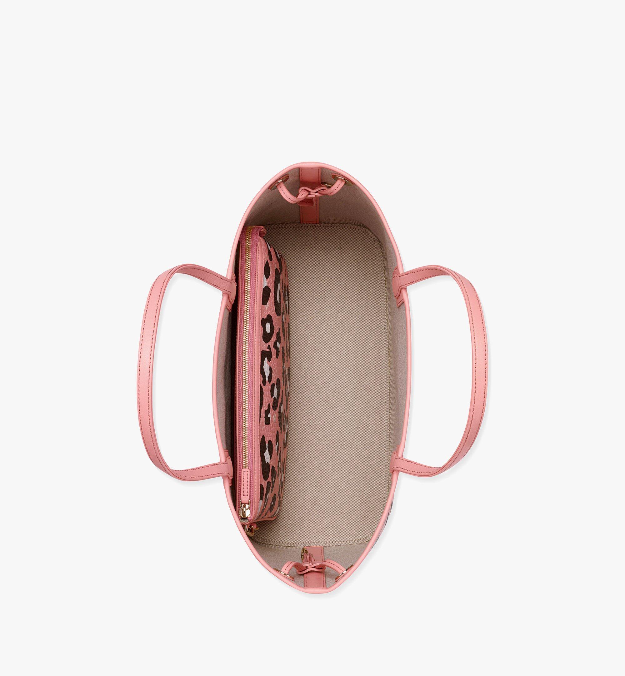 MCM Aren ショッパー - レオパードプリント Pink MWPDSTA05QZ001 ほかの角度から見る 2