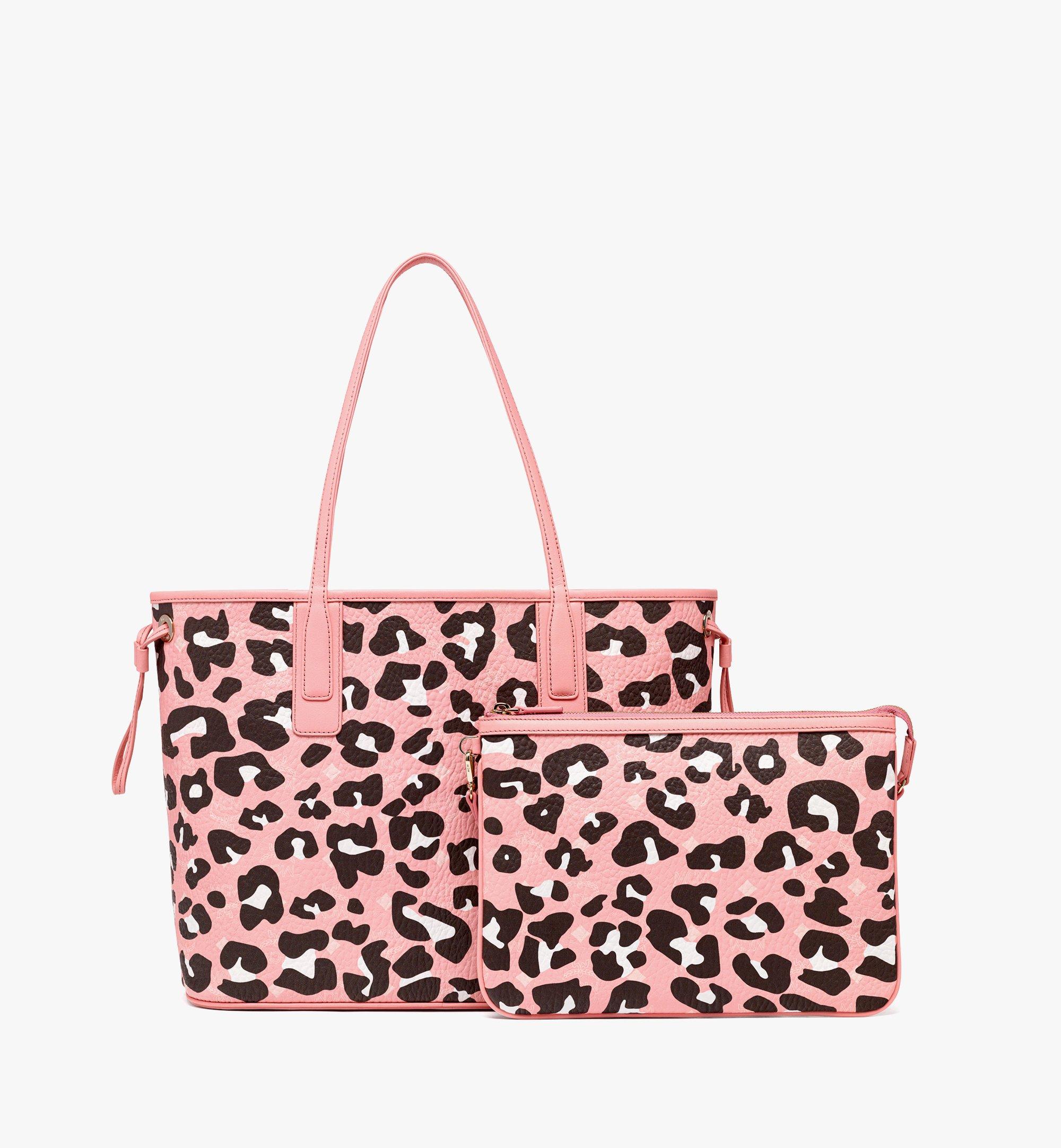 MCM Aren Shopper in Leopard Canvas Pink MWPDSTA05QZ001 Noch mehr sehen 3