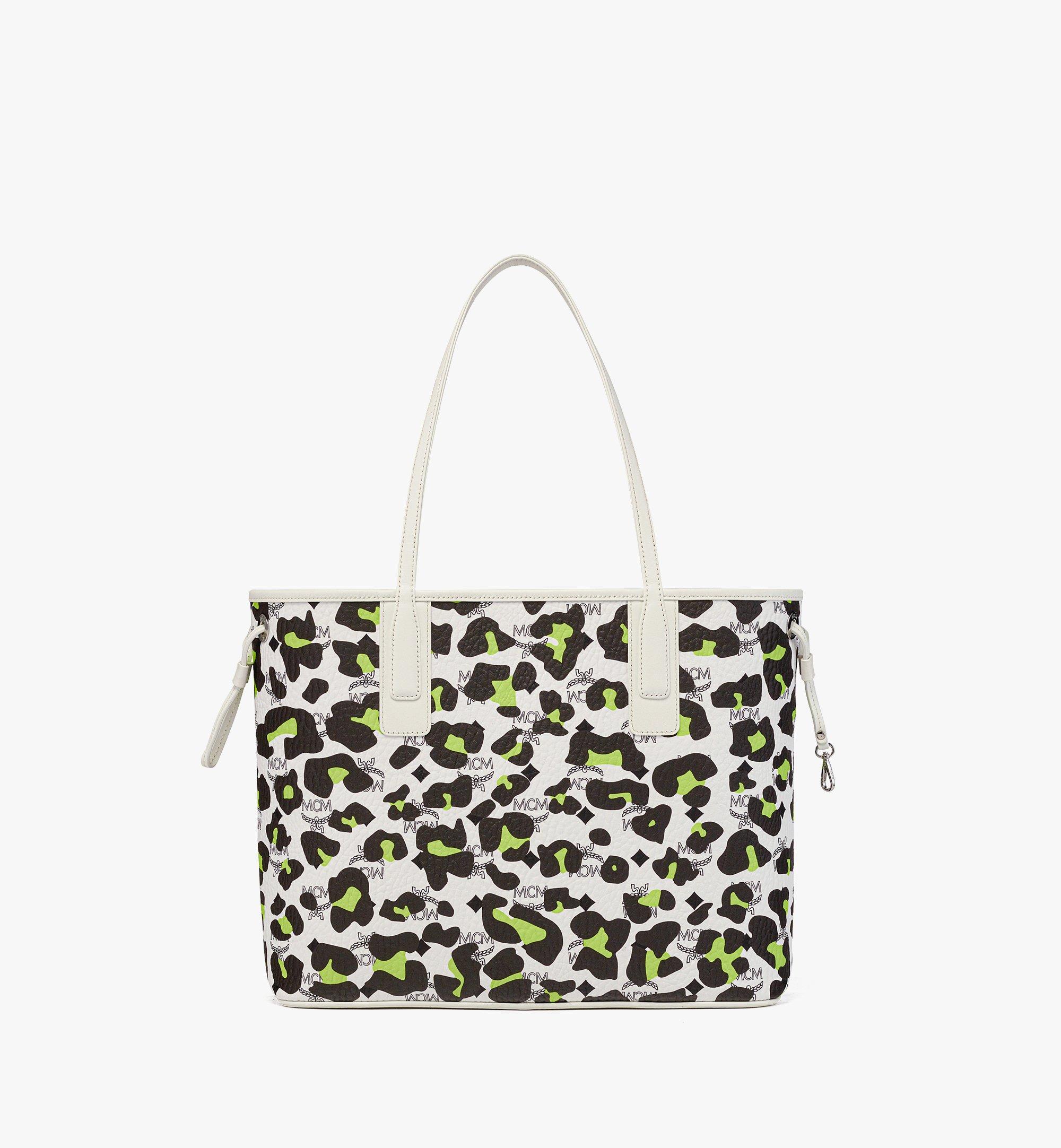 Mcm cheap leopard tote