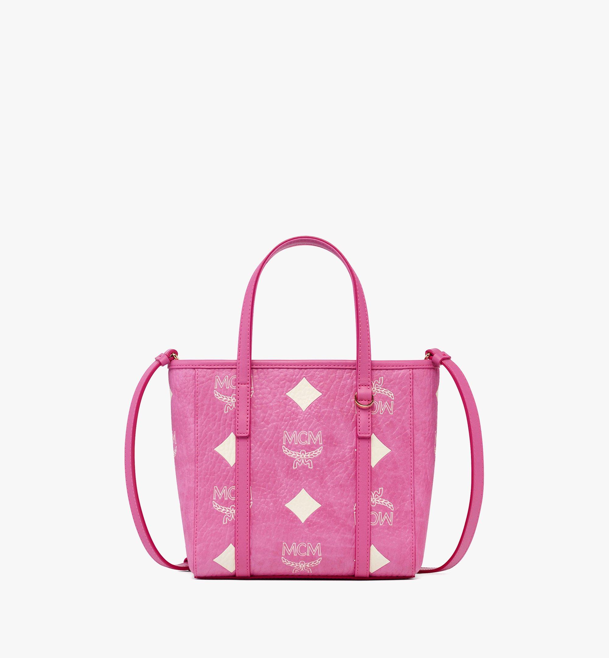 MCM Aren トップジップ ショッパーバッグ - マキシ ヴィセトス Pink MWPEATA03P9001 ほかの角度から見る 1