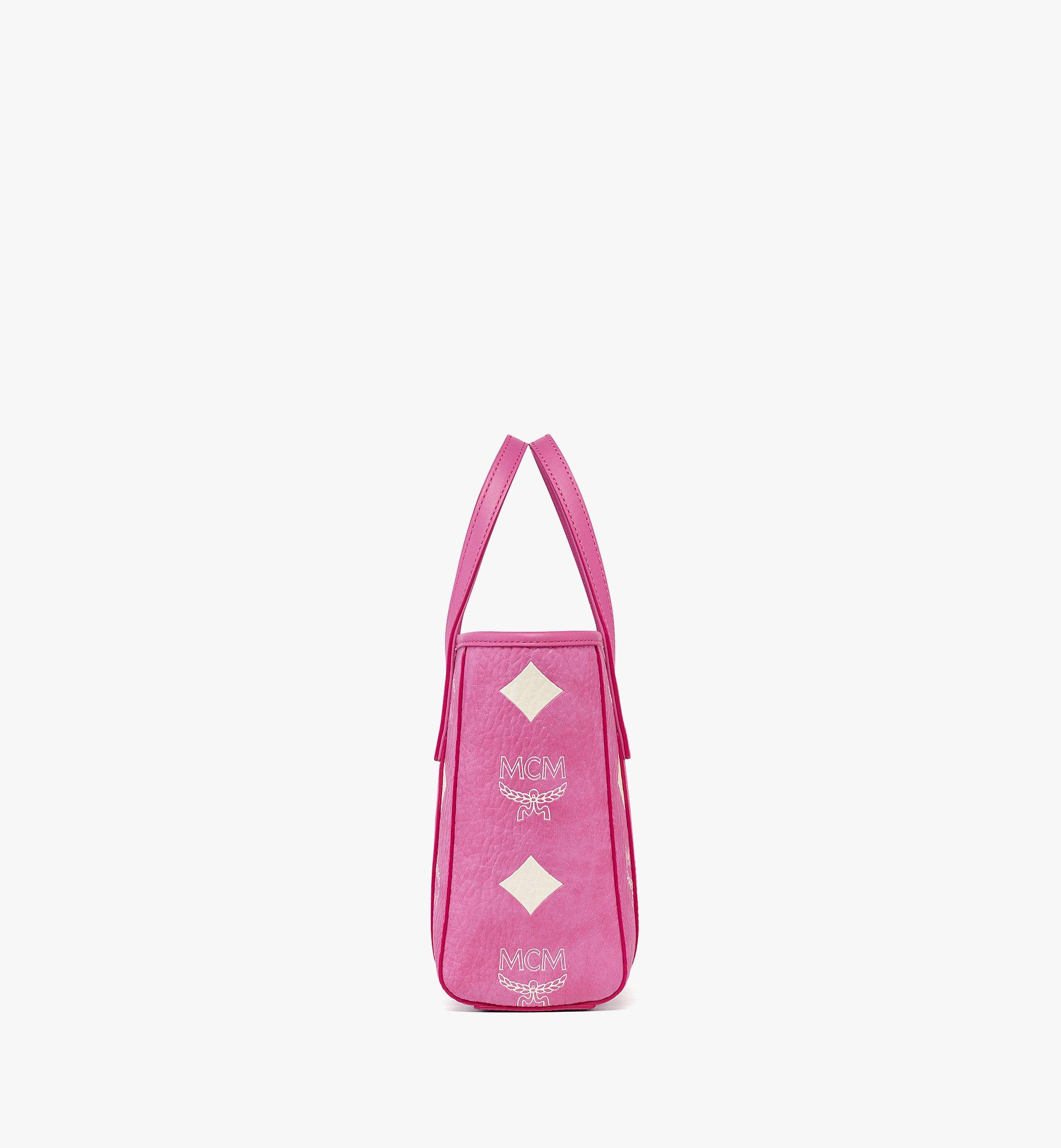 MCM Aren トップジップ ショッパーバッグ - マキシ ヴィセトス Pink MWPEATA03P9001 ほかの角度から見る 1