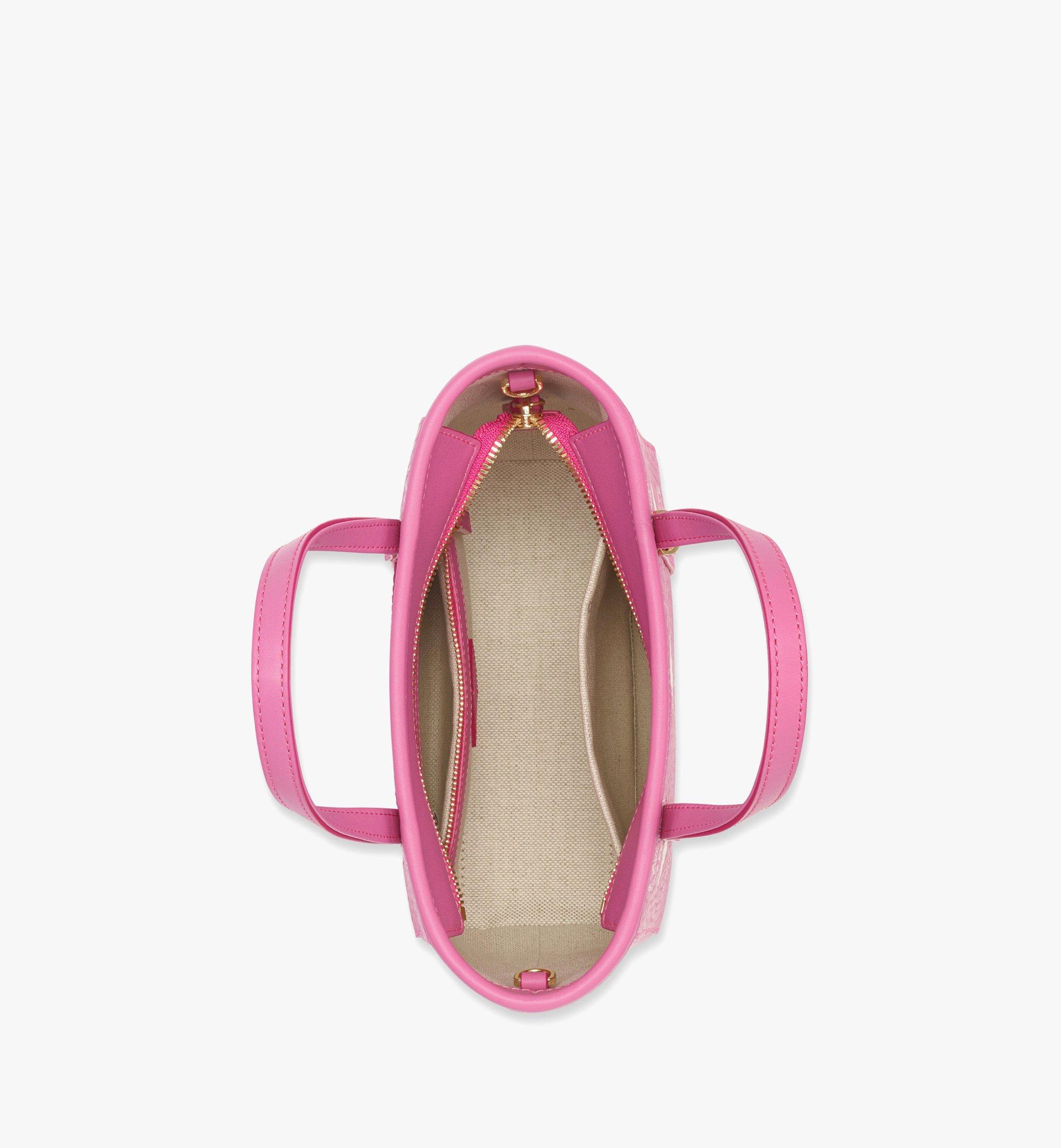 MCM Aren トップジップ ショッパーバッグ - マキシ ヴィセトス Pink MWPEATA03P9001 ほかの角度から見る 2