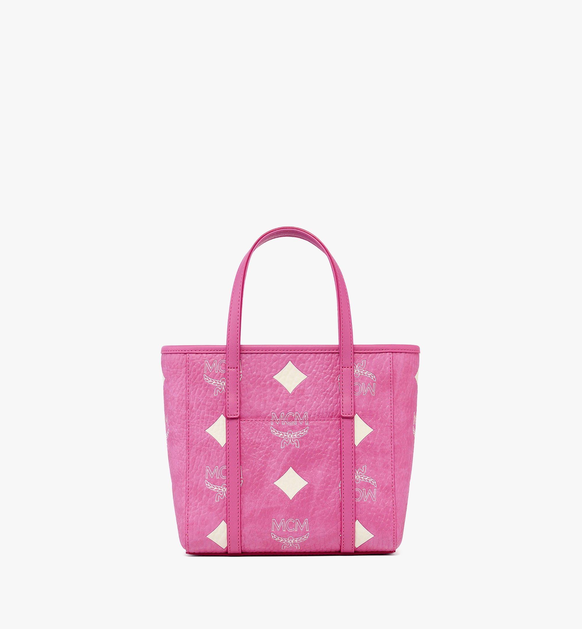 MCM Aren トップジップ ショッパーバッグ - マキシ ヴィセトス Pink MWPEATA03P9001 ほかの角度から見る 3
