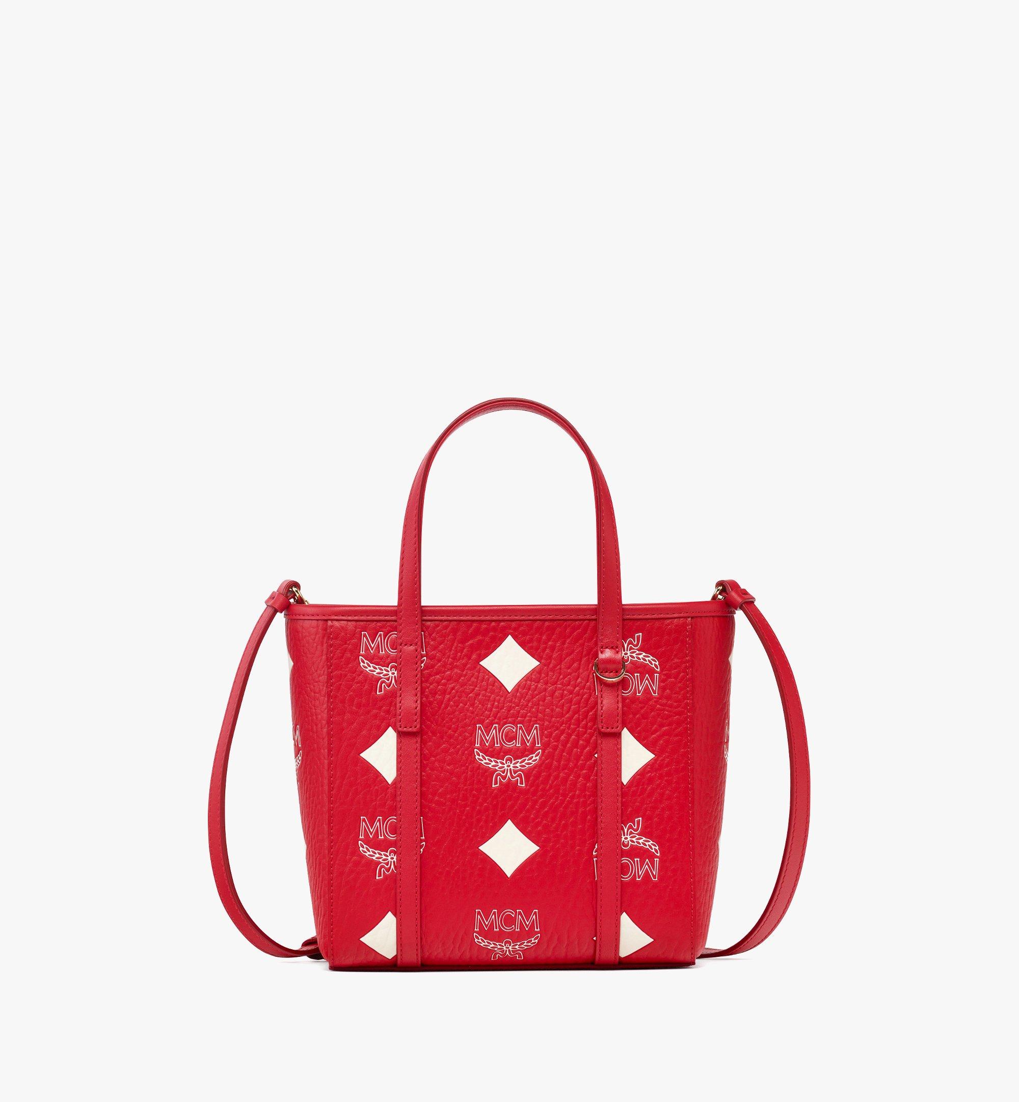 MCM Aren トップジップ ショッパーバッグ - マキシ ヴィセトス Red MWPEATA03XF001 ほかの角度から見る 1