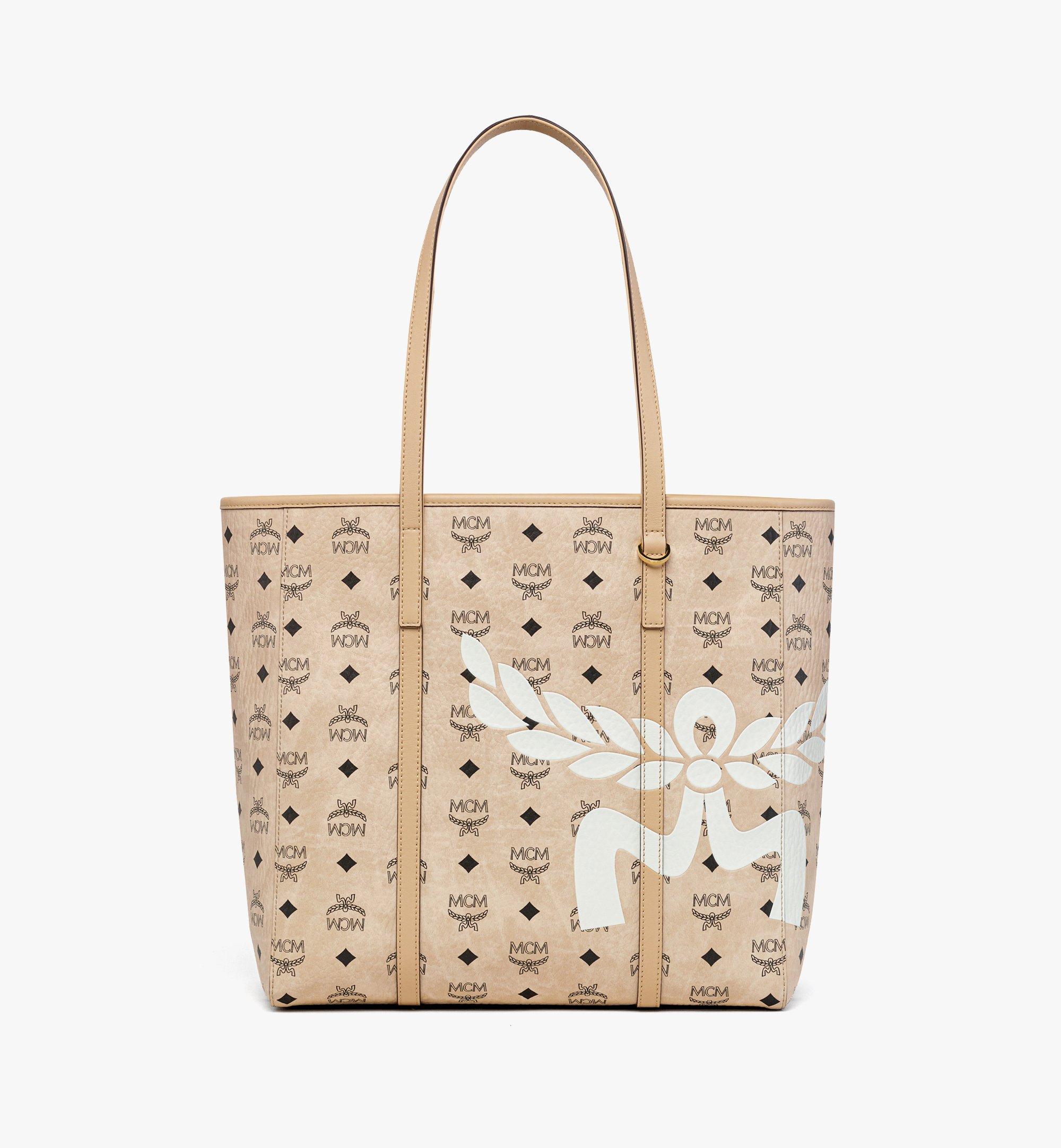 Mcm top zip monogrammed shopper sale