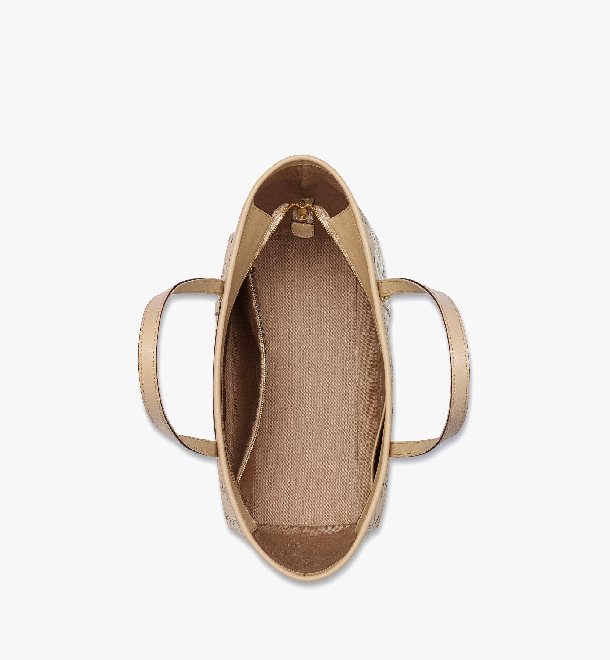 MCM Toni トップジップ ショッパーバッグ - メガ ローレル ヴィセトス Beige MWPEATA04IG001 ほかの角度から見る 2