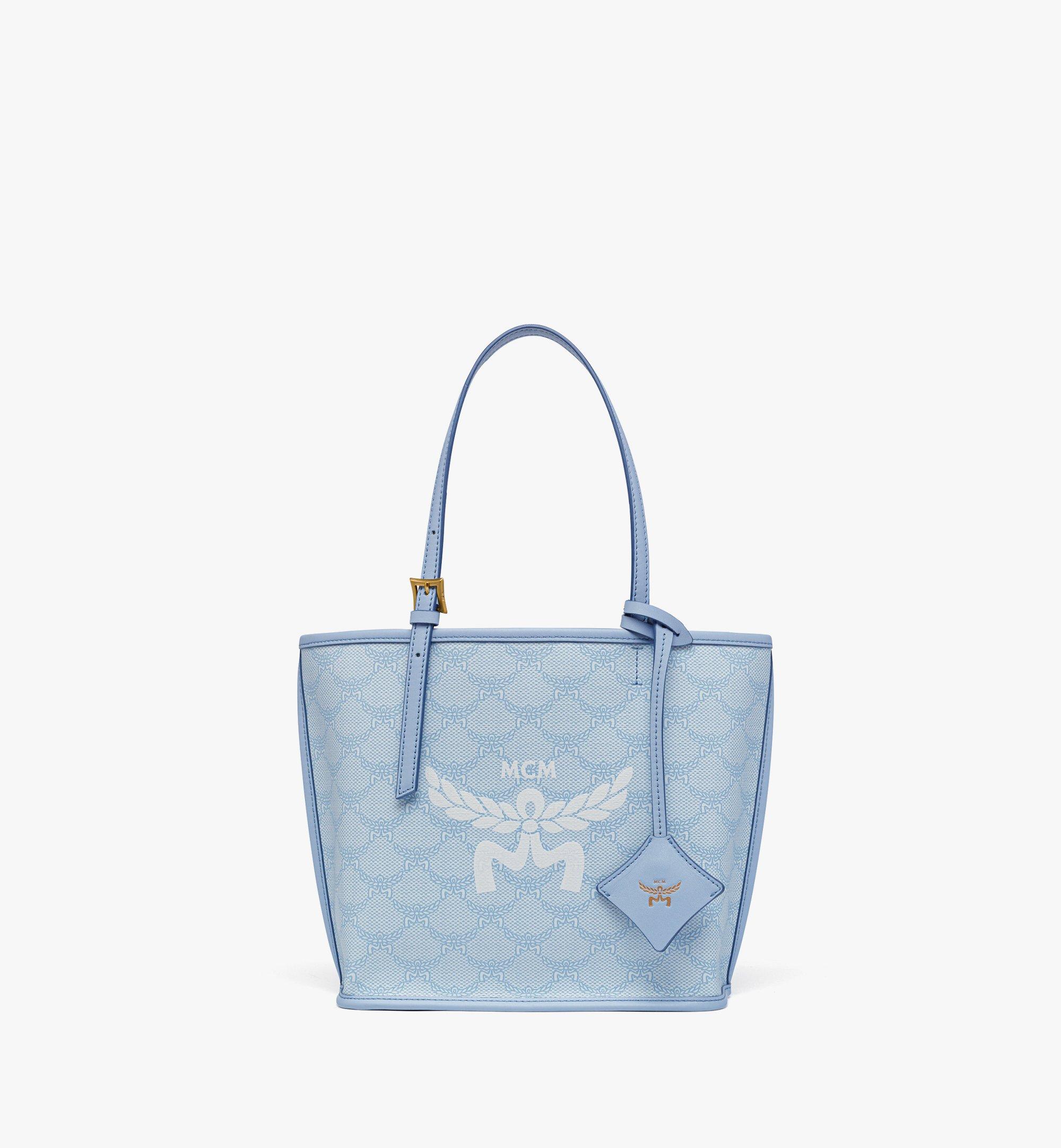 Mcm discount blue bag