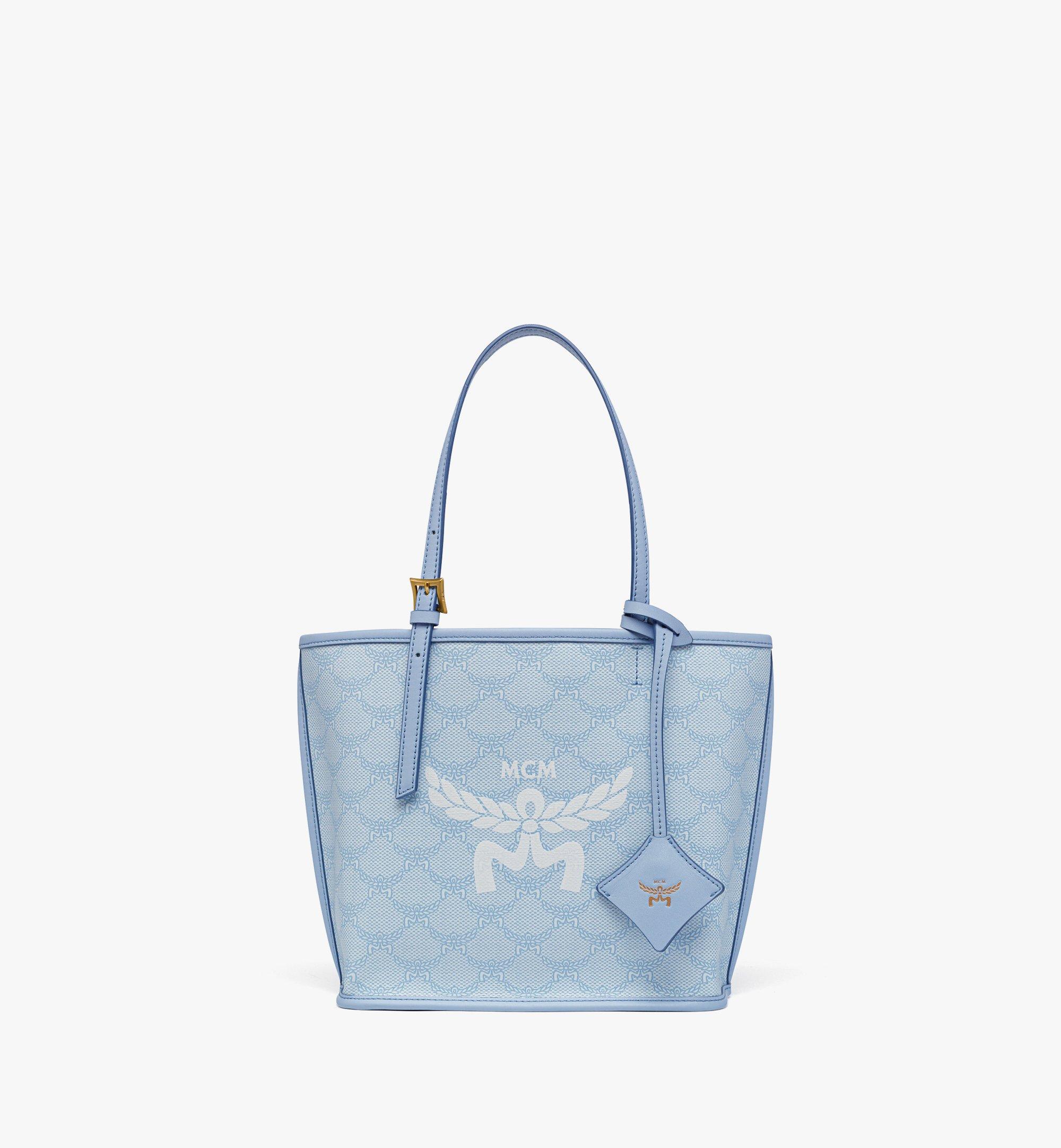 MCM Himmel Shopper in Lauretos Blue MWPESAC02E3001 Alternate View 1