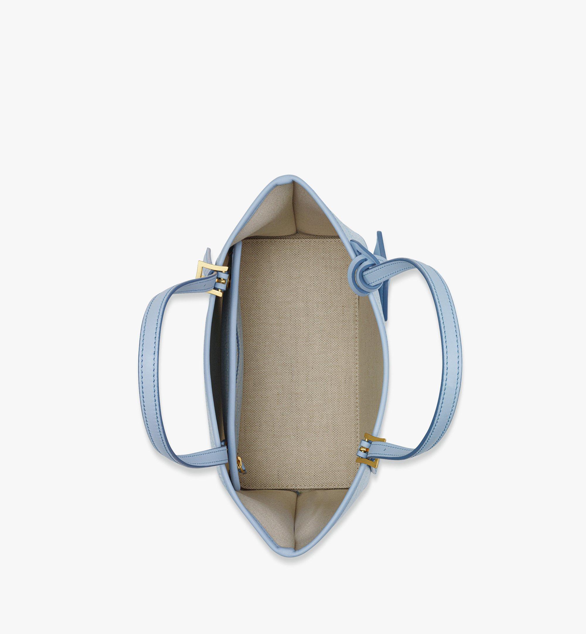 MCM Himmel Shopper in Lauretos Blue MWPESAC02E3001 Alternate View 2