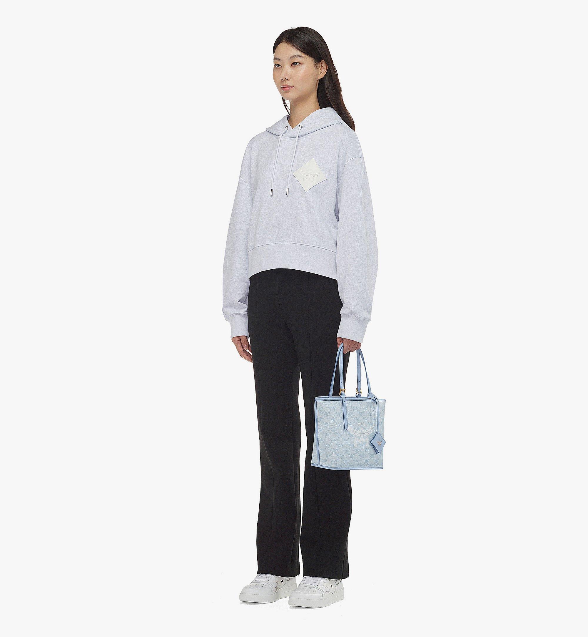 MCM Himmel Shopper in Lauretos Blue MWPESAC02E3001 Alternate View 4