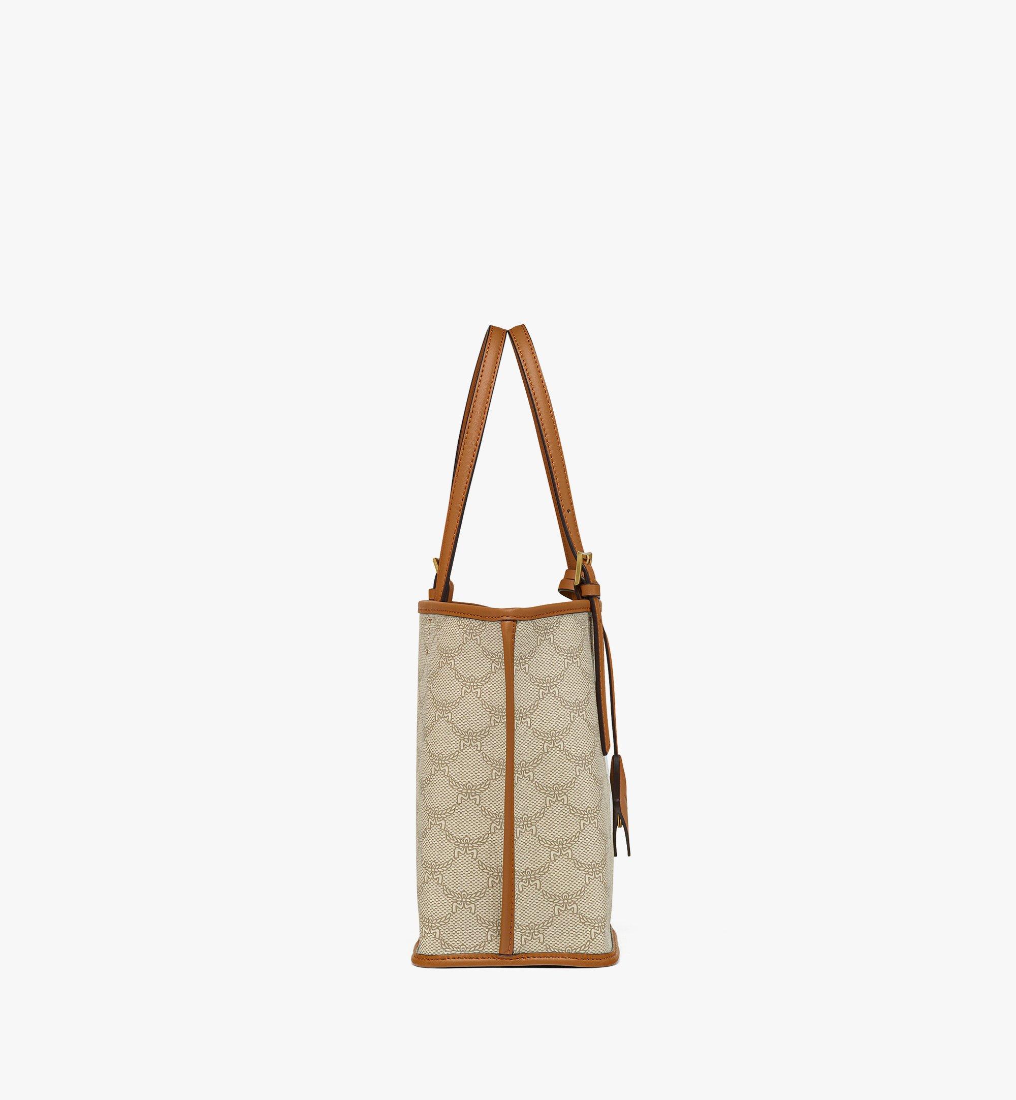 MCM Himmel Shopper in Lauretos Beige MWPESAC02I9001 Alternate View 1