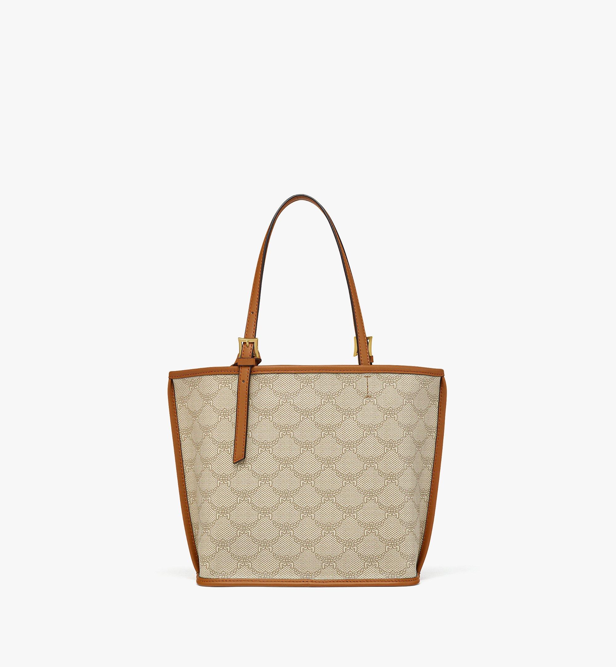 MCM Himmel Shopper in Lauretos Beige MWPESAC02I9001 Alternate View 3