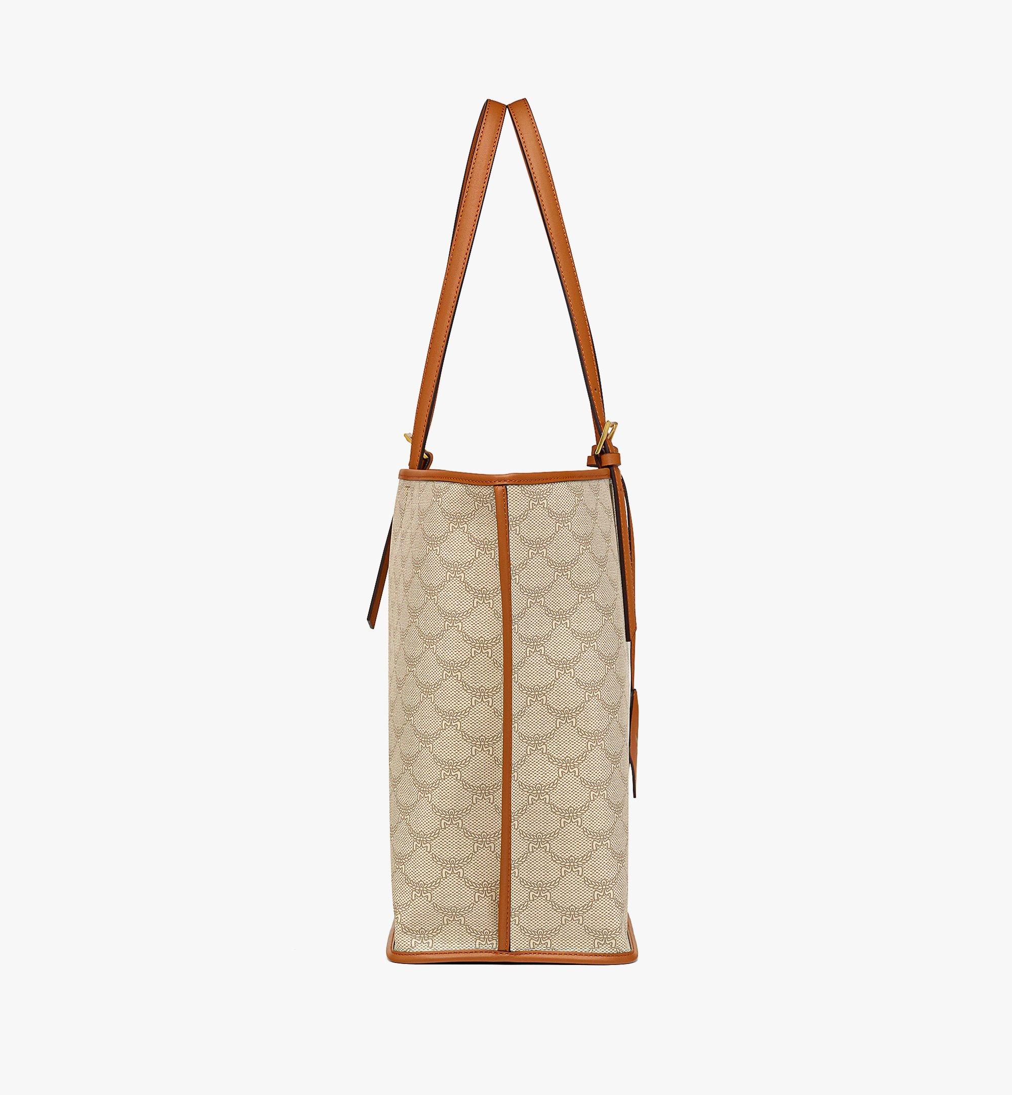 MCM Himmel Shopper in Lauretos Beige MWPESAC03I9001 Alternate View 1