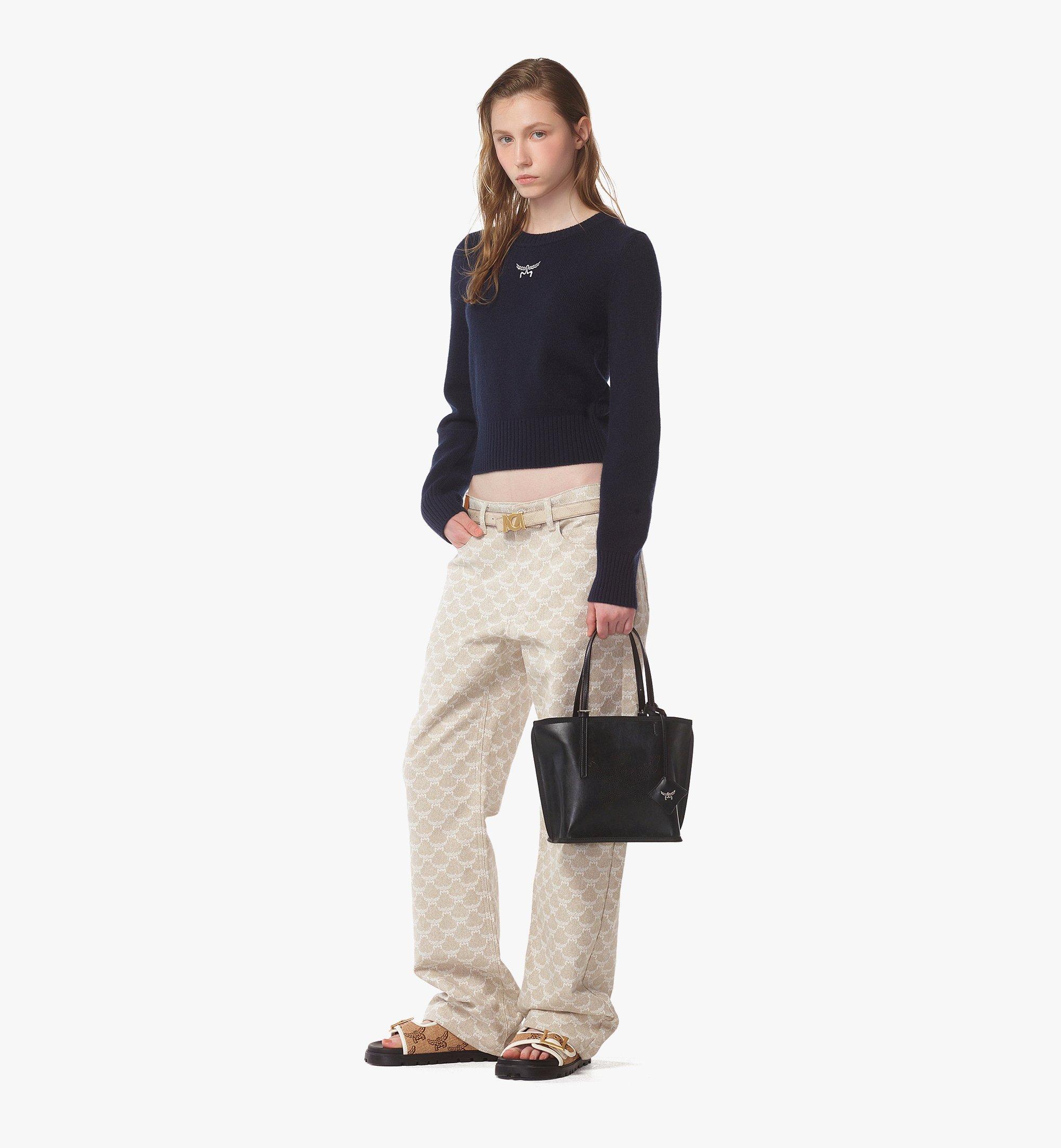 MCM Himmel Shopper aus Leder mit Logoprägung Black MWPESAC04BK001 Noch mehr sehen 2