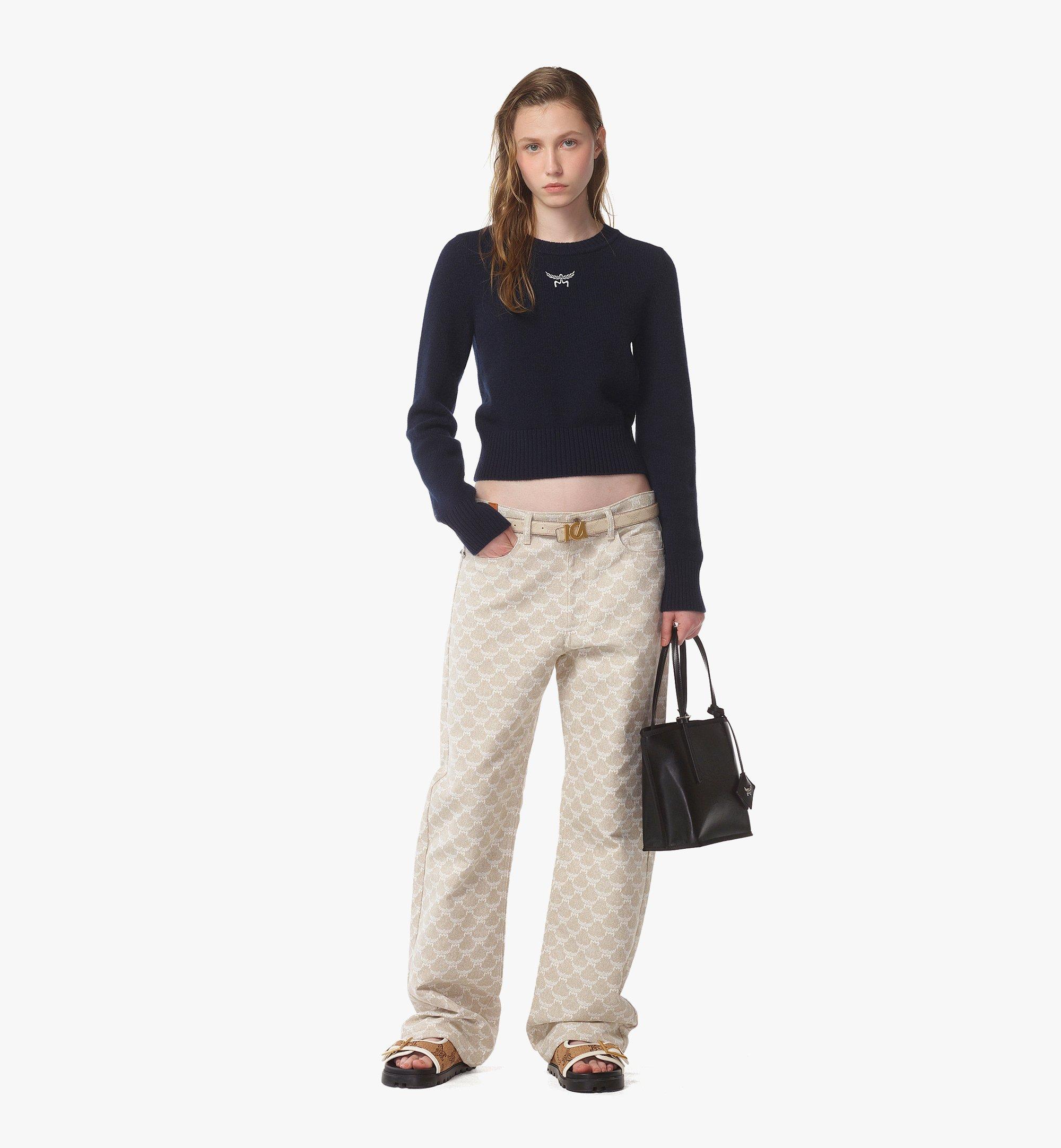 MCM Himmel Shopper aus Leder mit Logoprägung Black MWPESAC04BK001 Noch mehr sehen 4