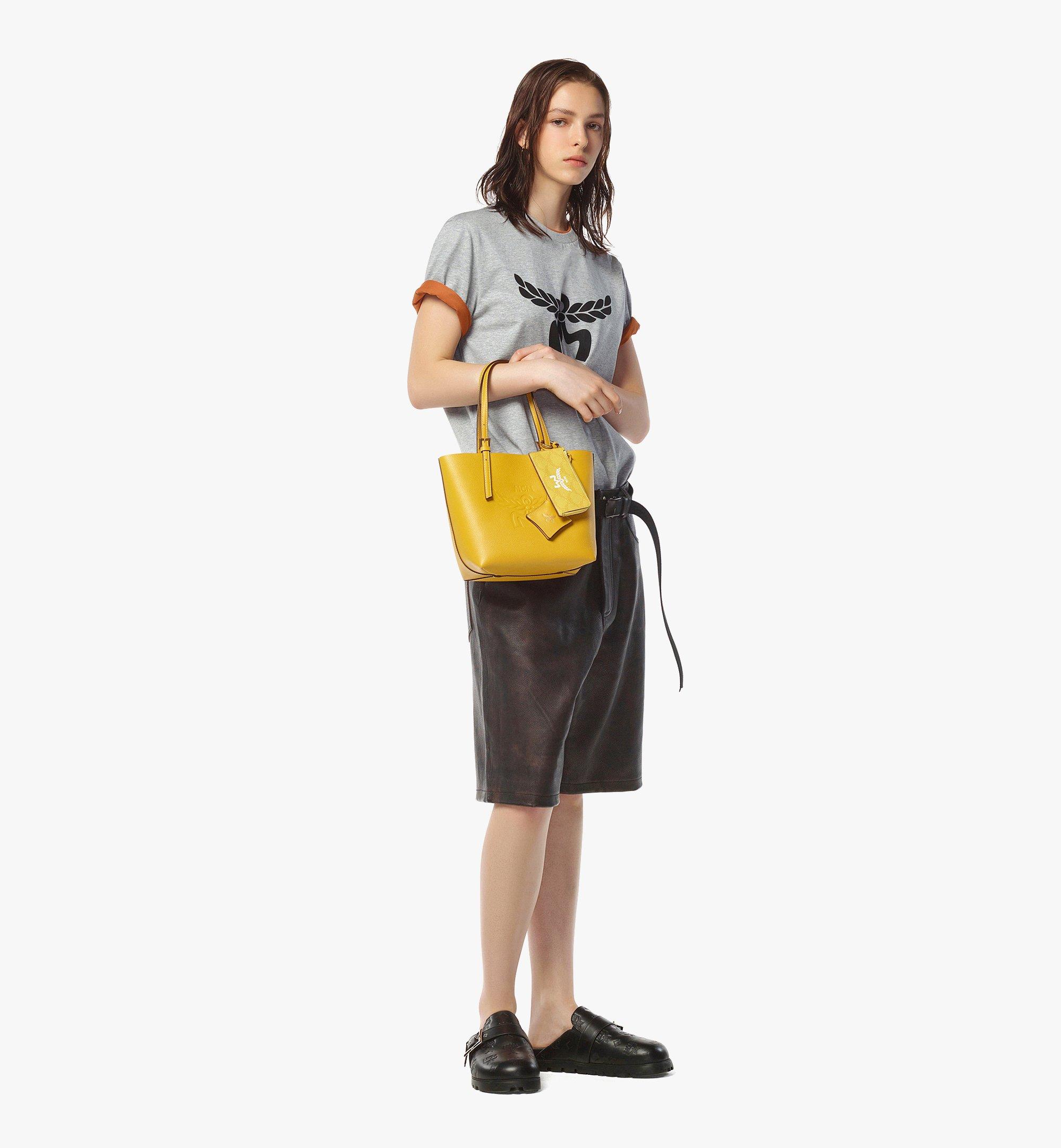 MCM Himmel Shopper aus Leder mit Logoprägung Yellow MWPESAC04Y9001 Noch mehr sehen 4