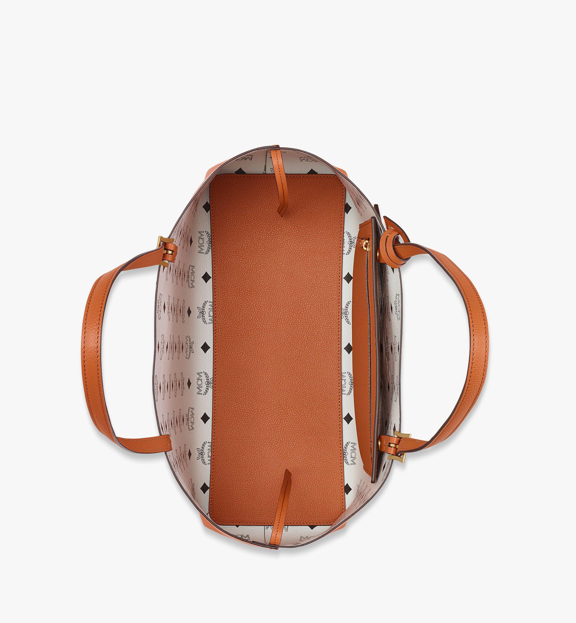 MCM Himmel Shopper aus Leder mit Logoprägung Cognac MWPESAC06CO001 Noch mehr sehen 2