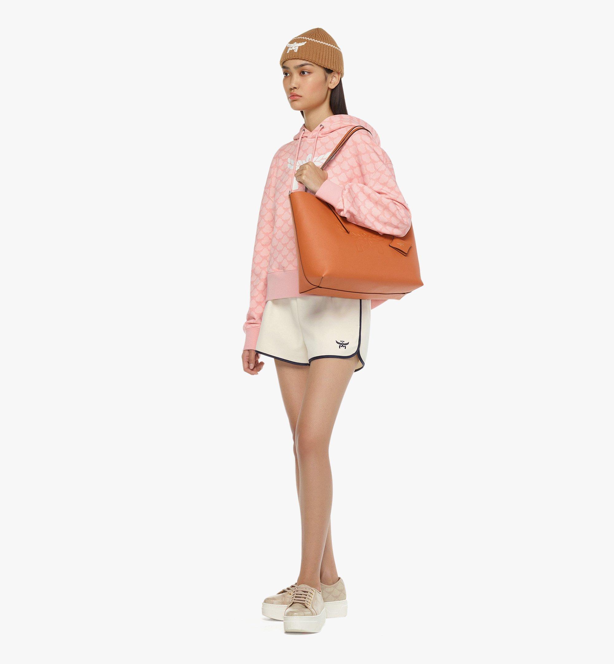 MCM Himmel Shopper aus Leder mit Logoprägung Cognac MWPESAC06CO001 Noch mehr sehen 2