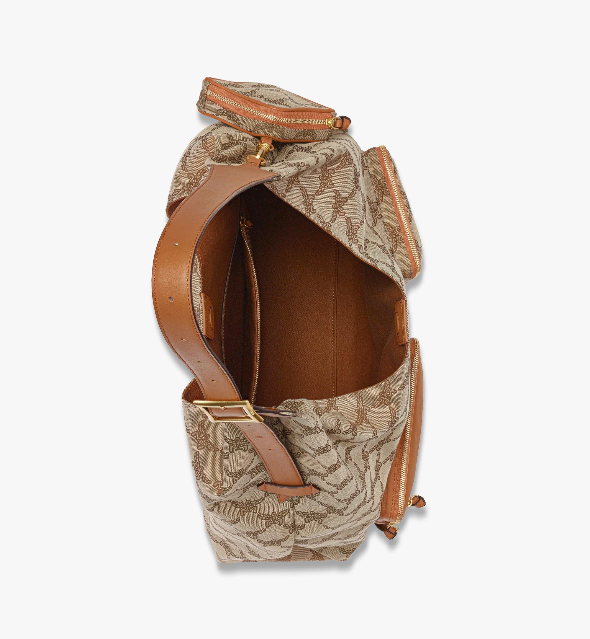 MCM Himmel Multi-Shopper aus Lauretos-Monogramm-Jacquard Beige MWPFAAC01IG001 Noch mehr sehen 2