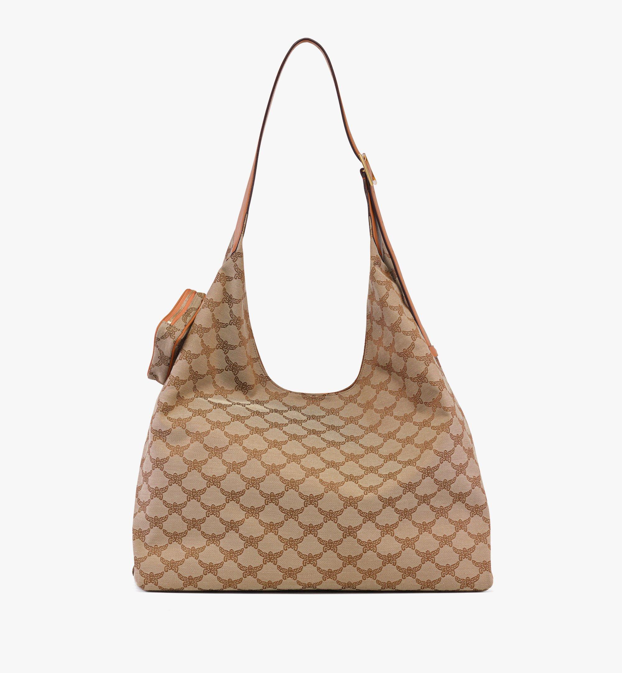 MCM Himmel Multi-Shopper aus Lauretos-Monogramm-Jacquard Beige MWPFAAC01IG001 Noch mehr sehen 3