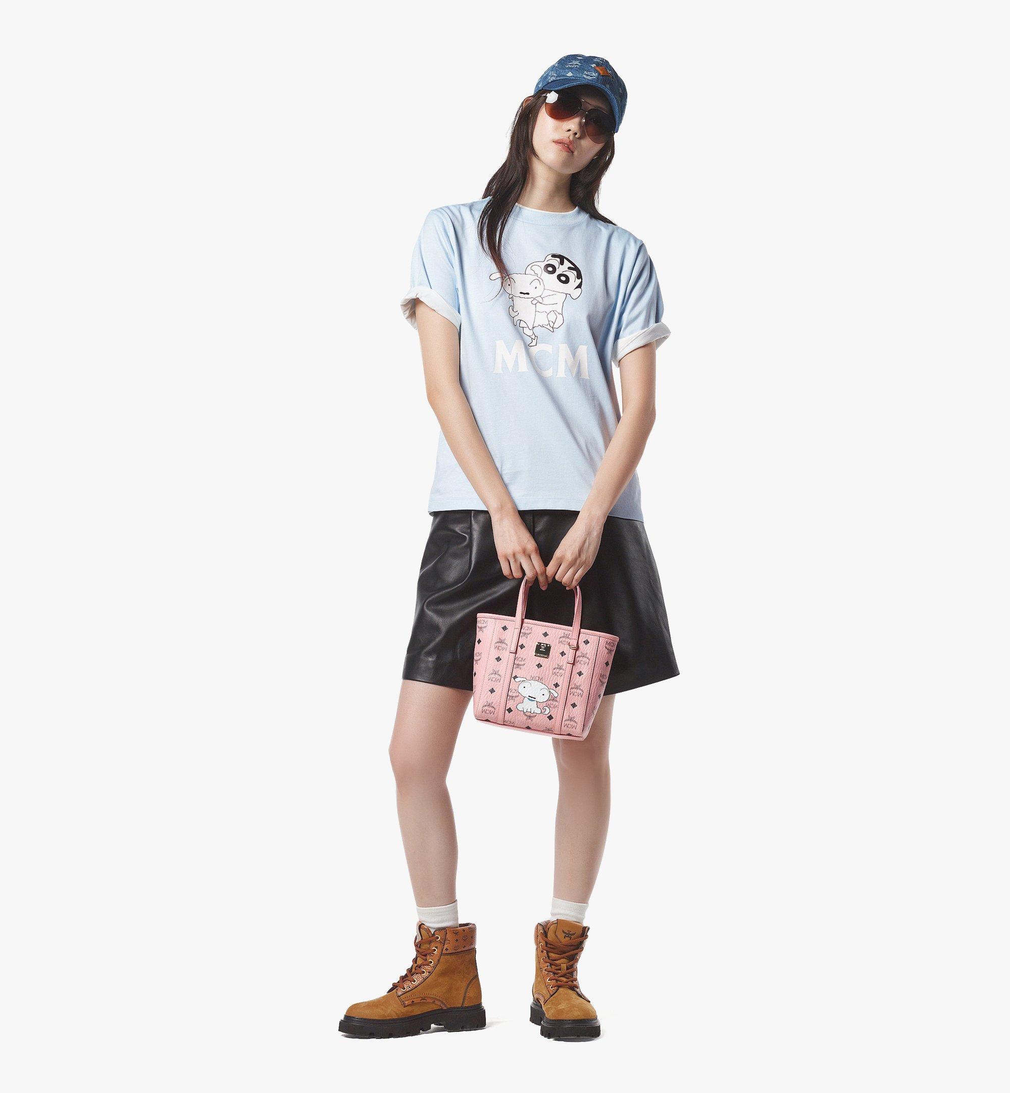 MCM 【MCM×クレヨンしんちゃん】Toni トップジップ ショッパーバッグ Pink MWPFAMT13PZ001 ほかの角度から見る 4