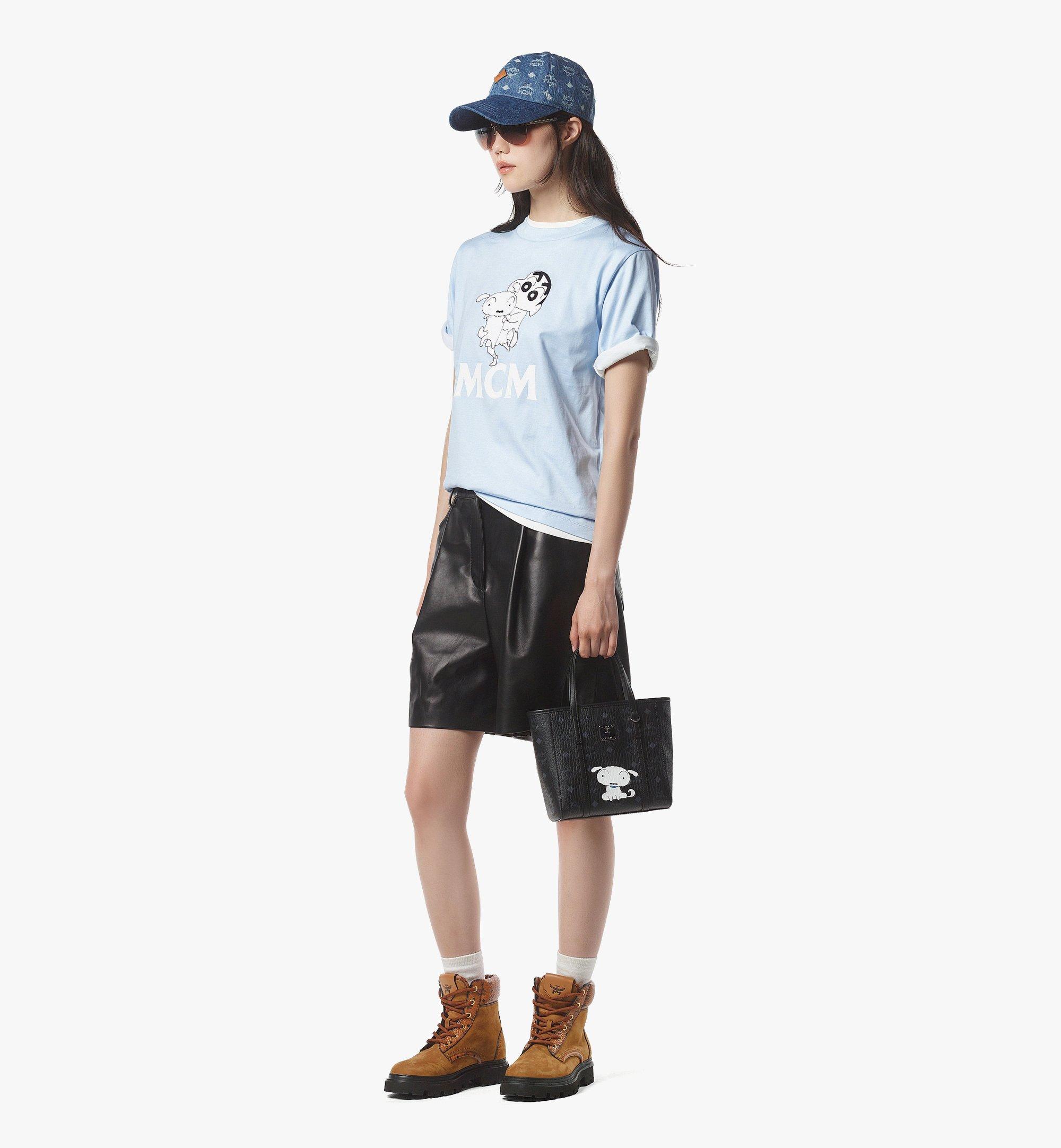 MCM 【MCM×クレヨンしんちゃん】Toni トップジップ ショッパーバッグ Black MWPFAMT14BK001 ほかの角度から見る 2