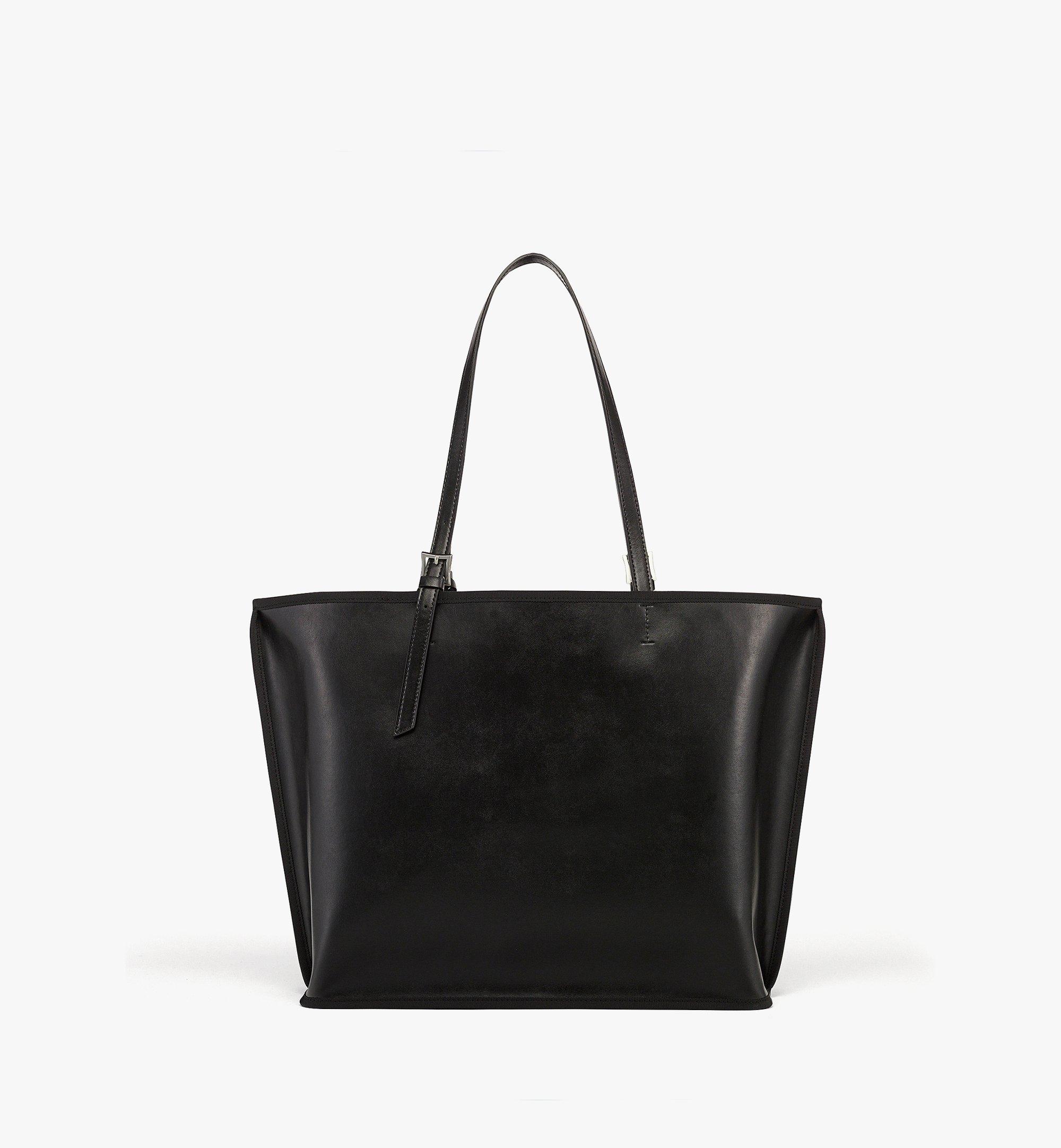 MCM Himmel Shopper in MIRUM® Black MWPFSAC01BK001 Alternate View 3