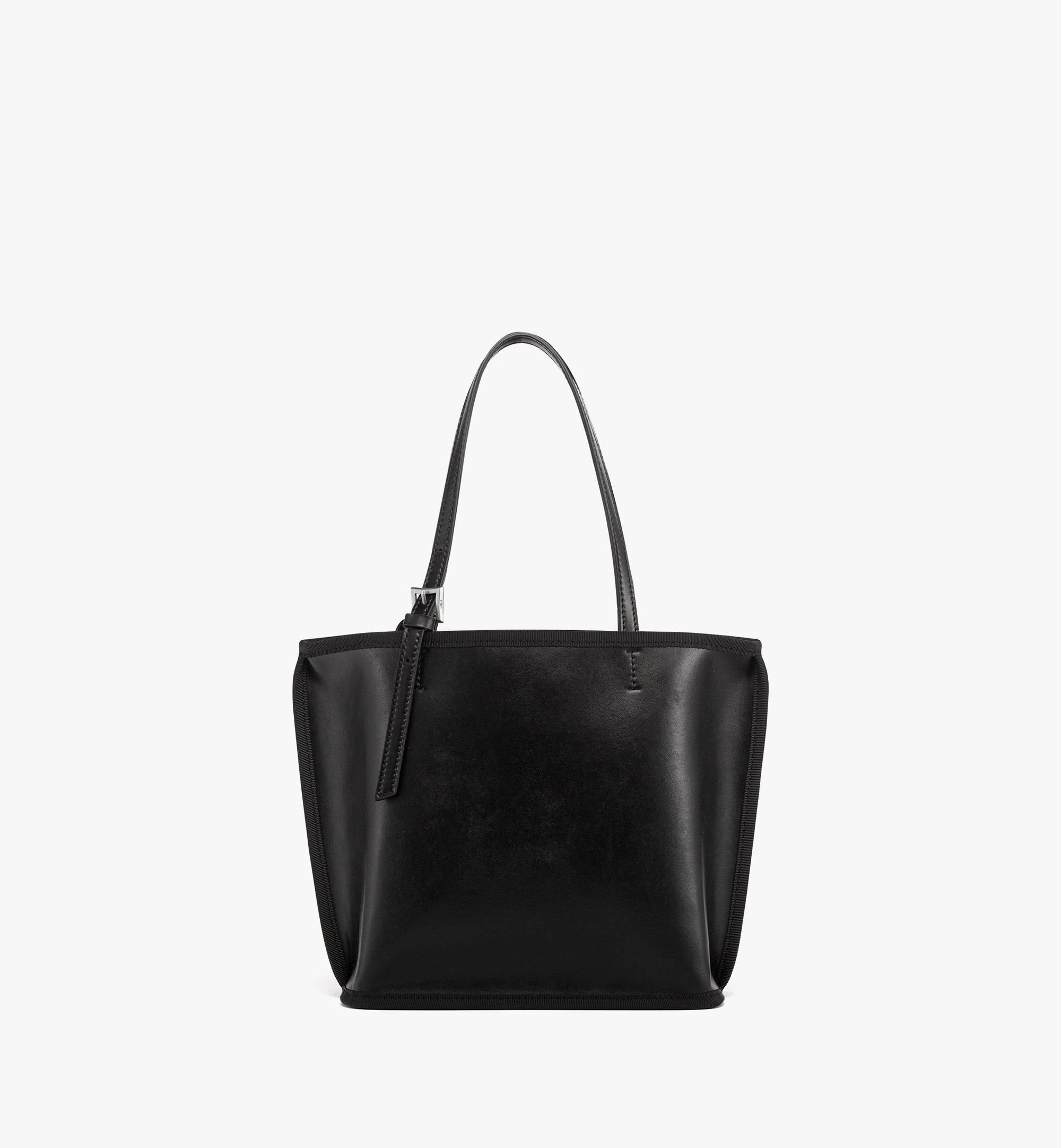 MCM Himmel Shopper in MIRUM® Black MWPFSAC04BK001 Alternate View 3