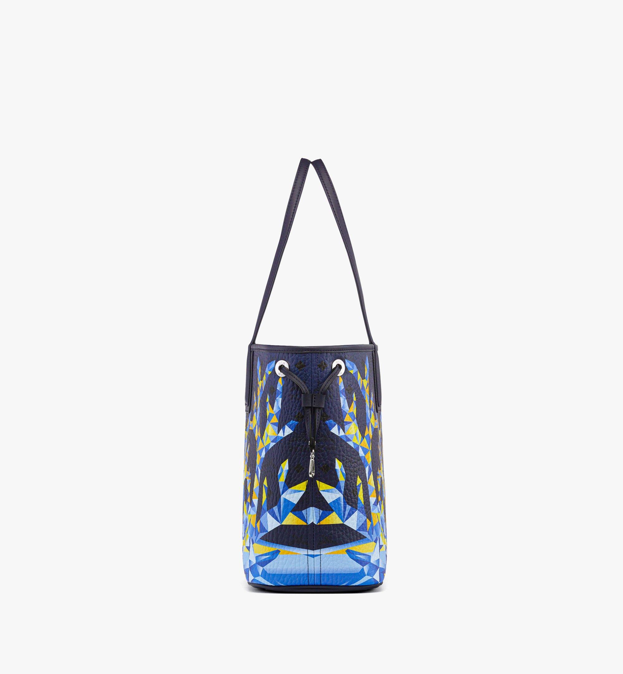 MCM Blue and Yellow Cubic Coral Visetos MCM Visetos Cubic Coral X-Large Ottomar Weekender Duffle Bag  main image 2