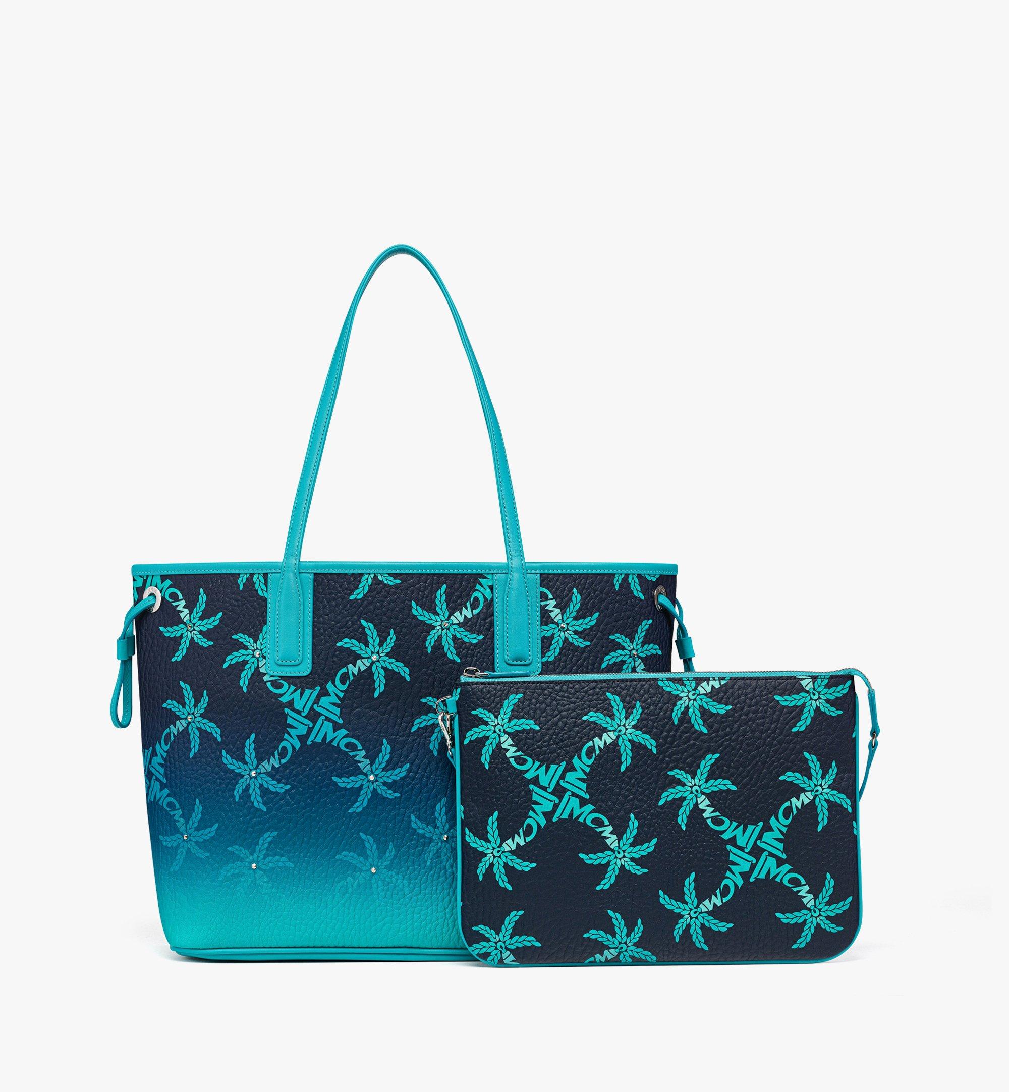 トートバッグ Mcm Tote Bag With Embroidery Medium Toni Top-Zip Shopper in Visetos Cognac | MCM ®US