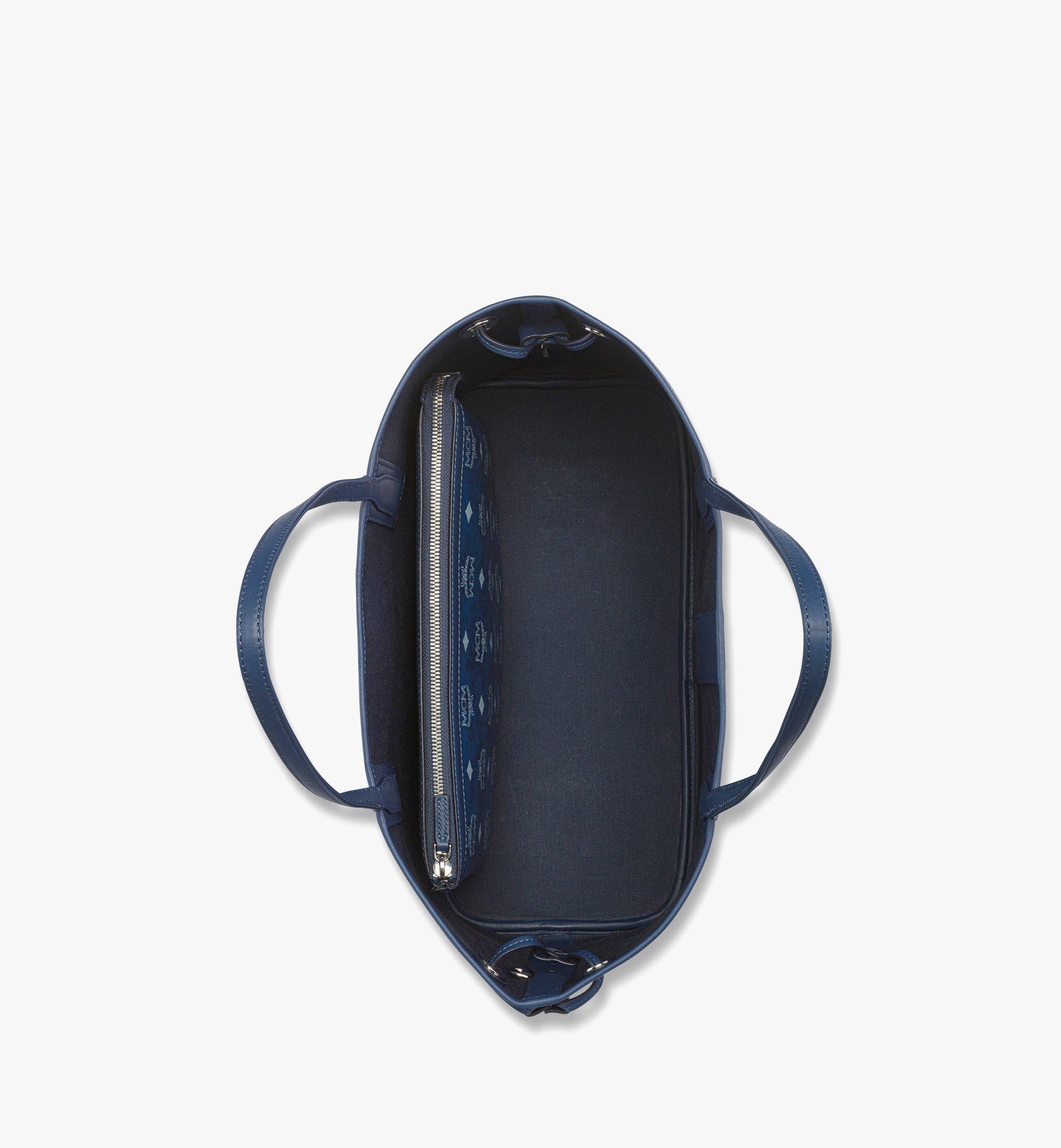 MCM Liz Shopper in Visetos Blue MWPFSLR031F001 Alternate View 2