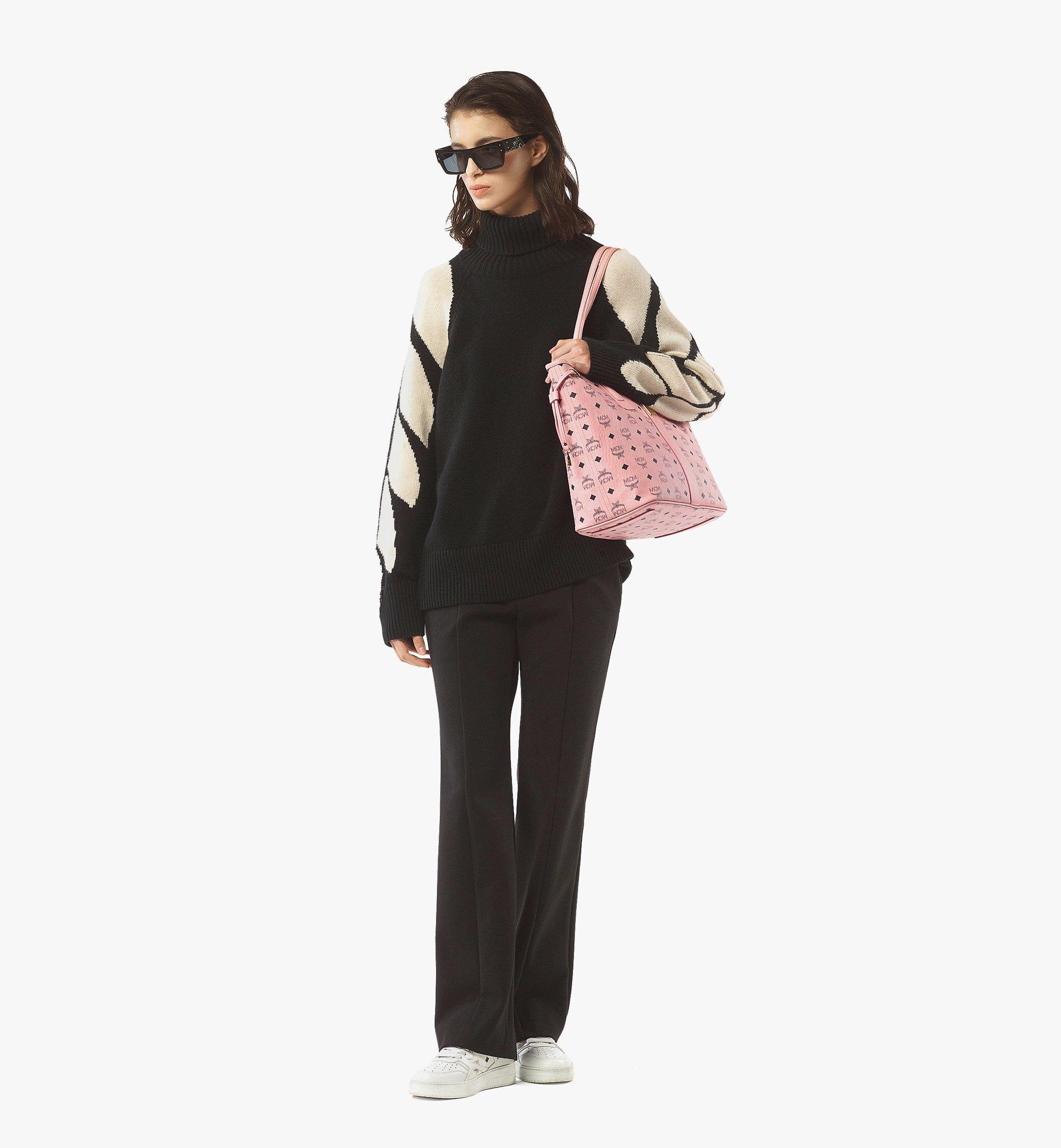 Medium Liz Shopper in Visetos Pink MCM FR