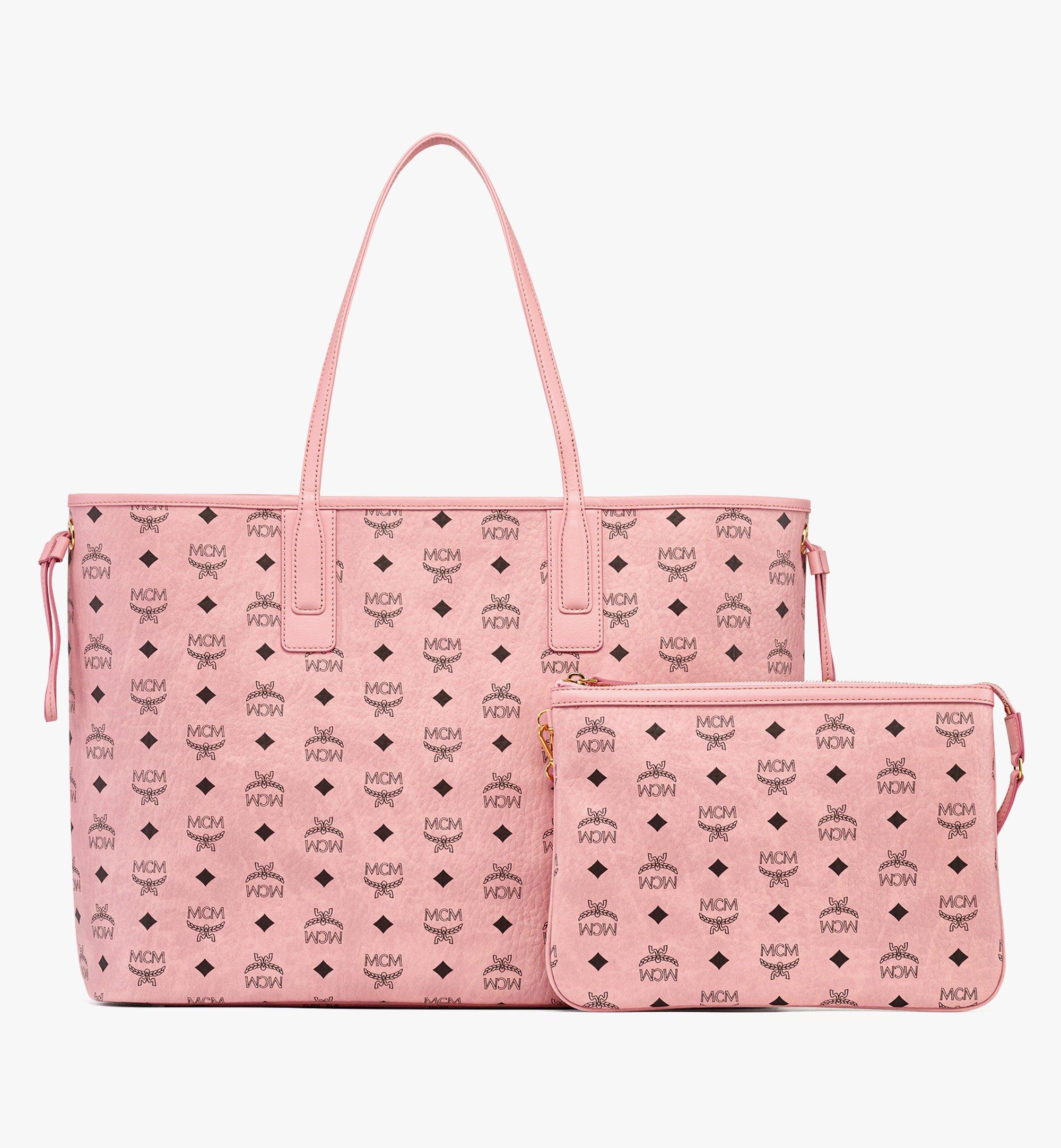 Large Liz Shopper in Visetos Pink MCM CH