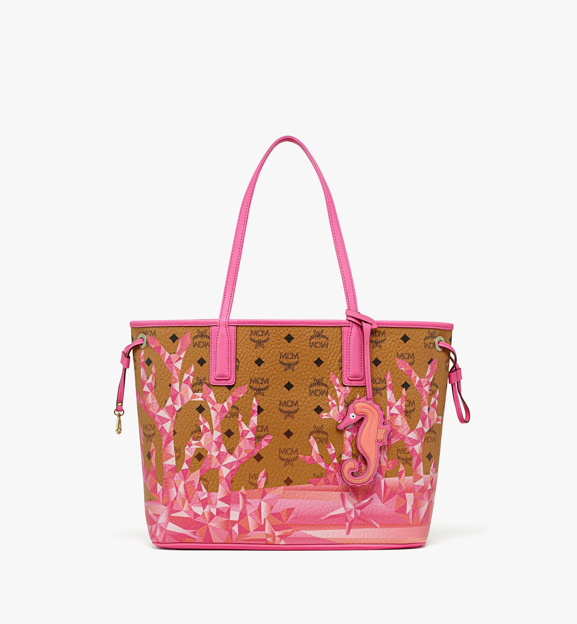 MCM Liz Shopper in Cubic Coral Visetos Pink MWPFSLR05Q1001 Alternate View 1