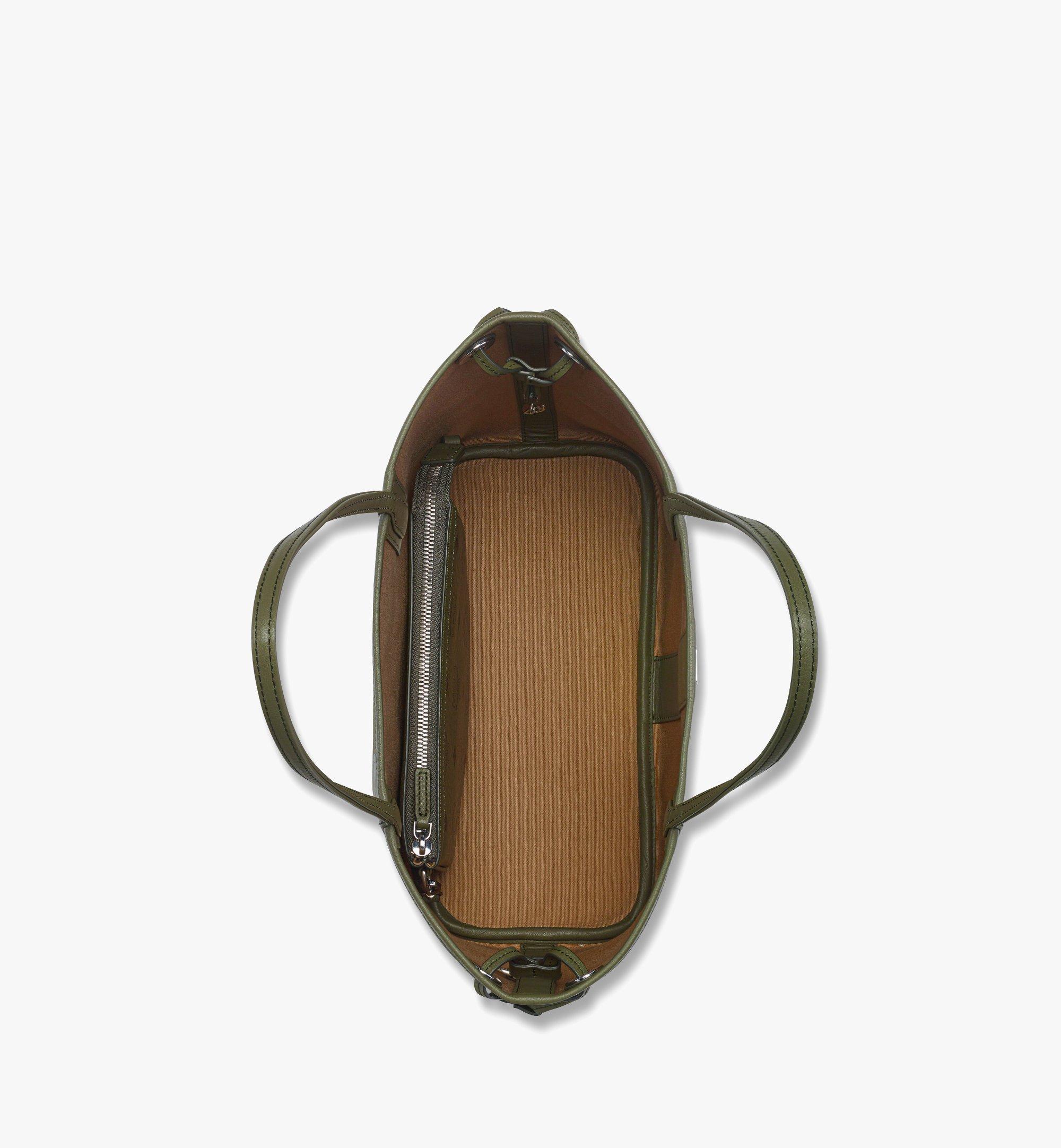 MCM Liz Shopper in Visetos Green MWPFSLR07K8001 Alternate View 2