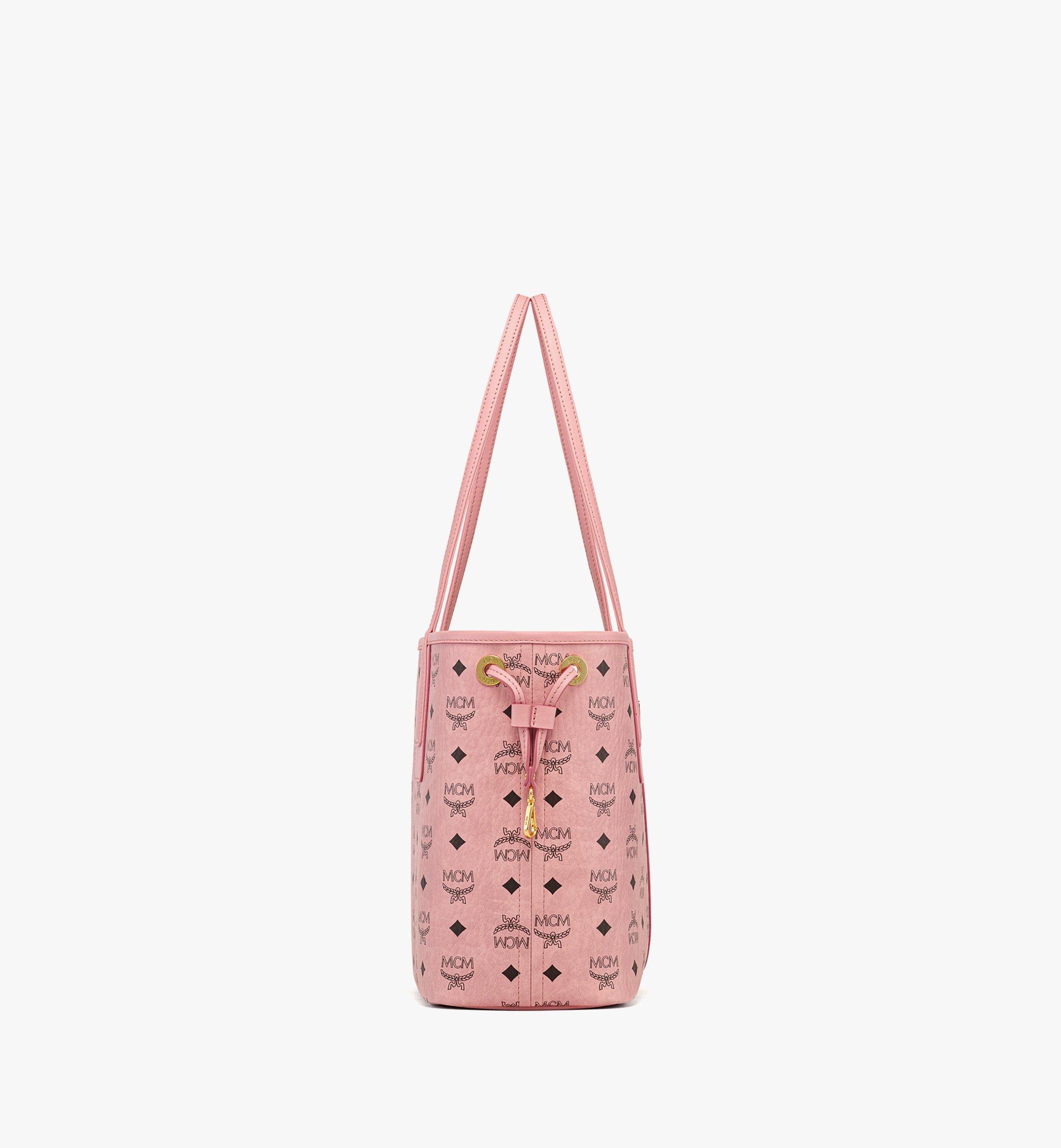 Pink mcm duffle bag clearance